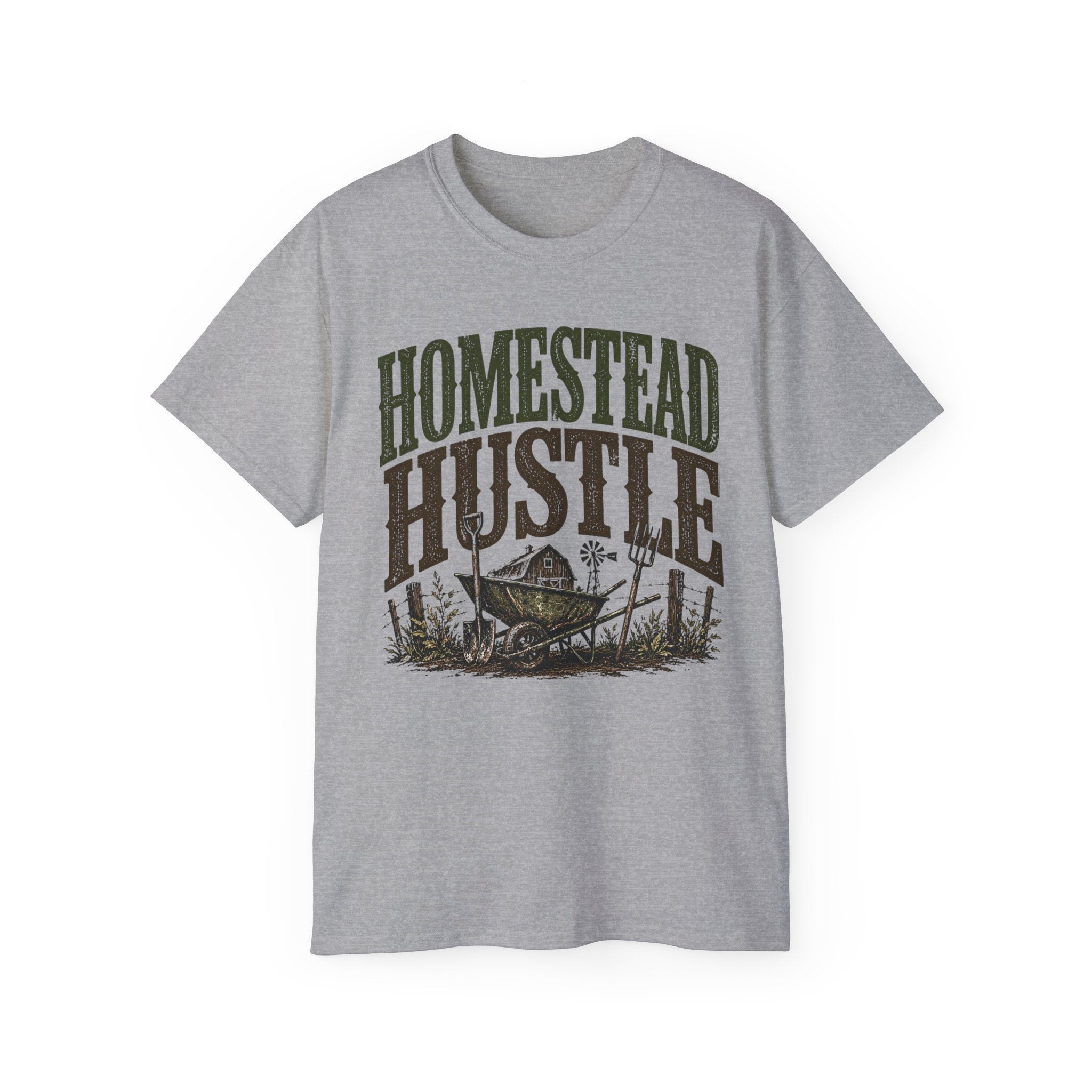 Homestead Hustle – Vintage Farm Life Graphic Tee
