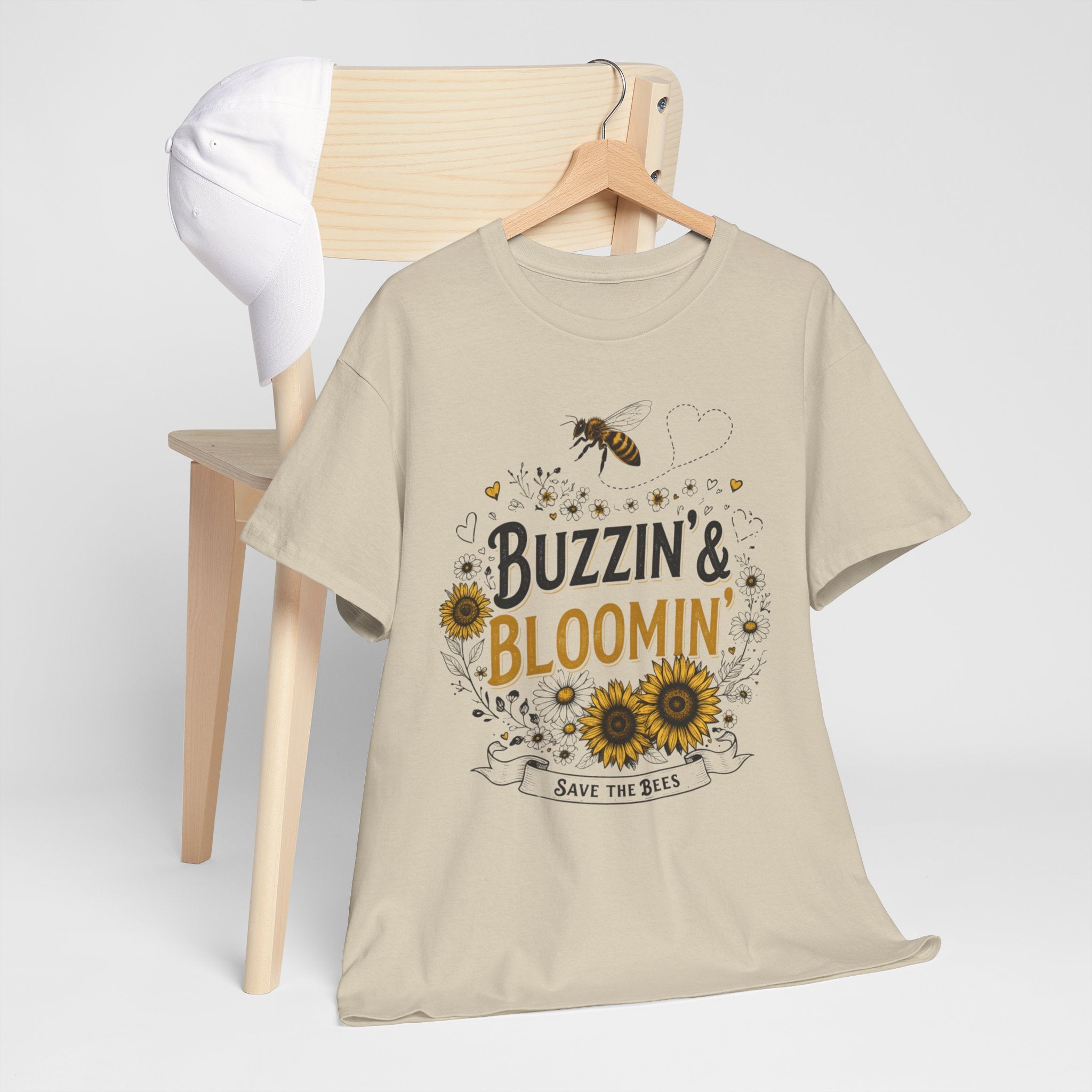 Buzzin’ & Bloomin’ Shirt – Save the Bees Garden Tee