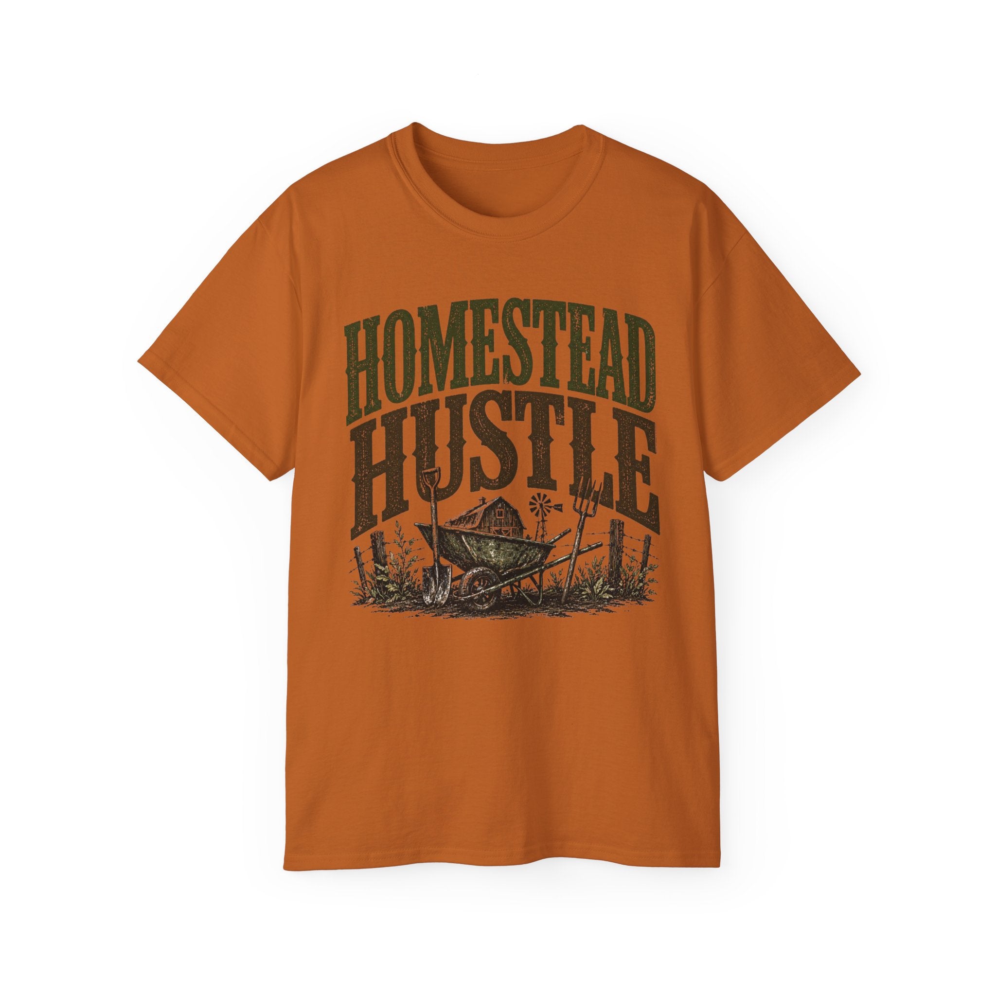 Homestead Hustle – Vintage Farm Life Graphic Tee