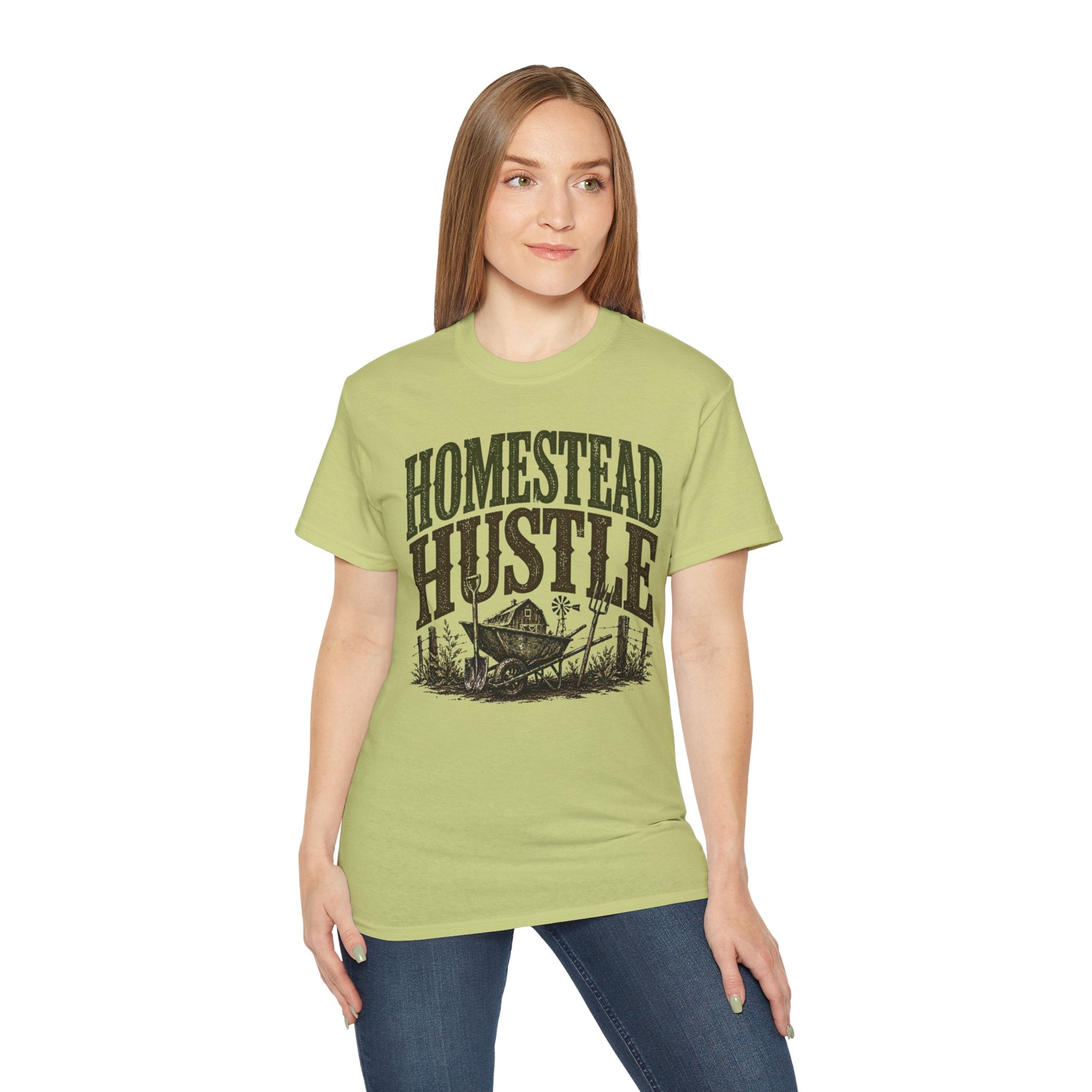 Homestead Hustle – Vintage Farm Life Graphic Tee