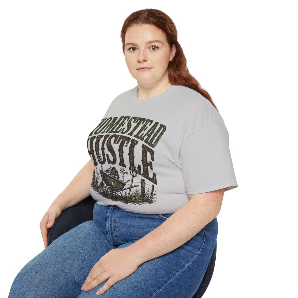 Homestead Hustle – Vintage Farm Life Graphic Tee