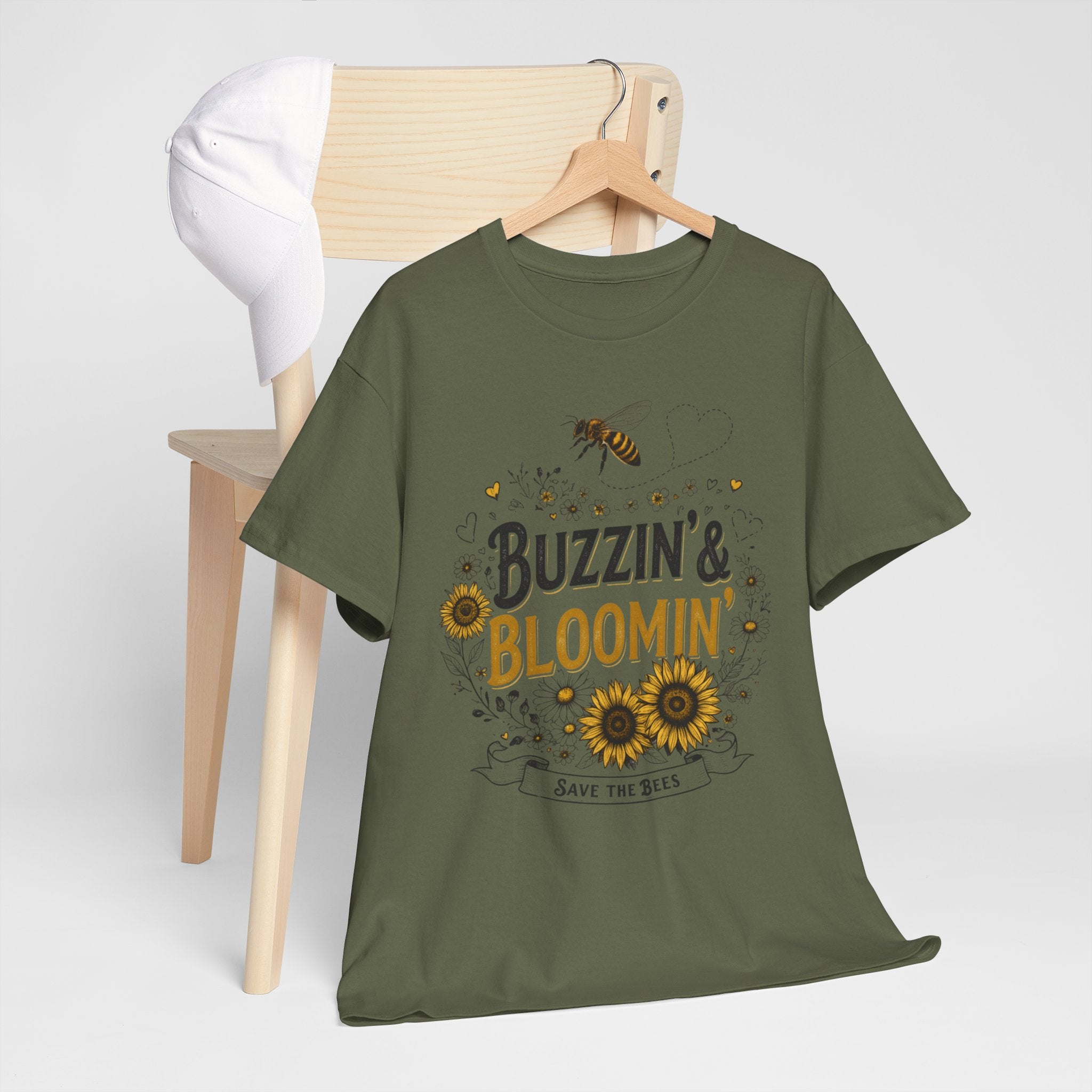 Buzzin’ & Bloomin’ Shirt – Save the Bees Garden Tee