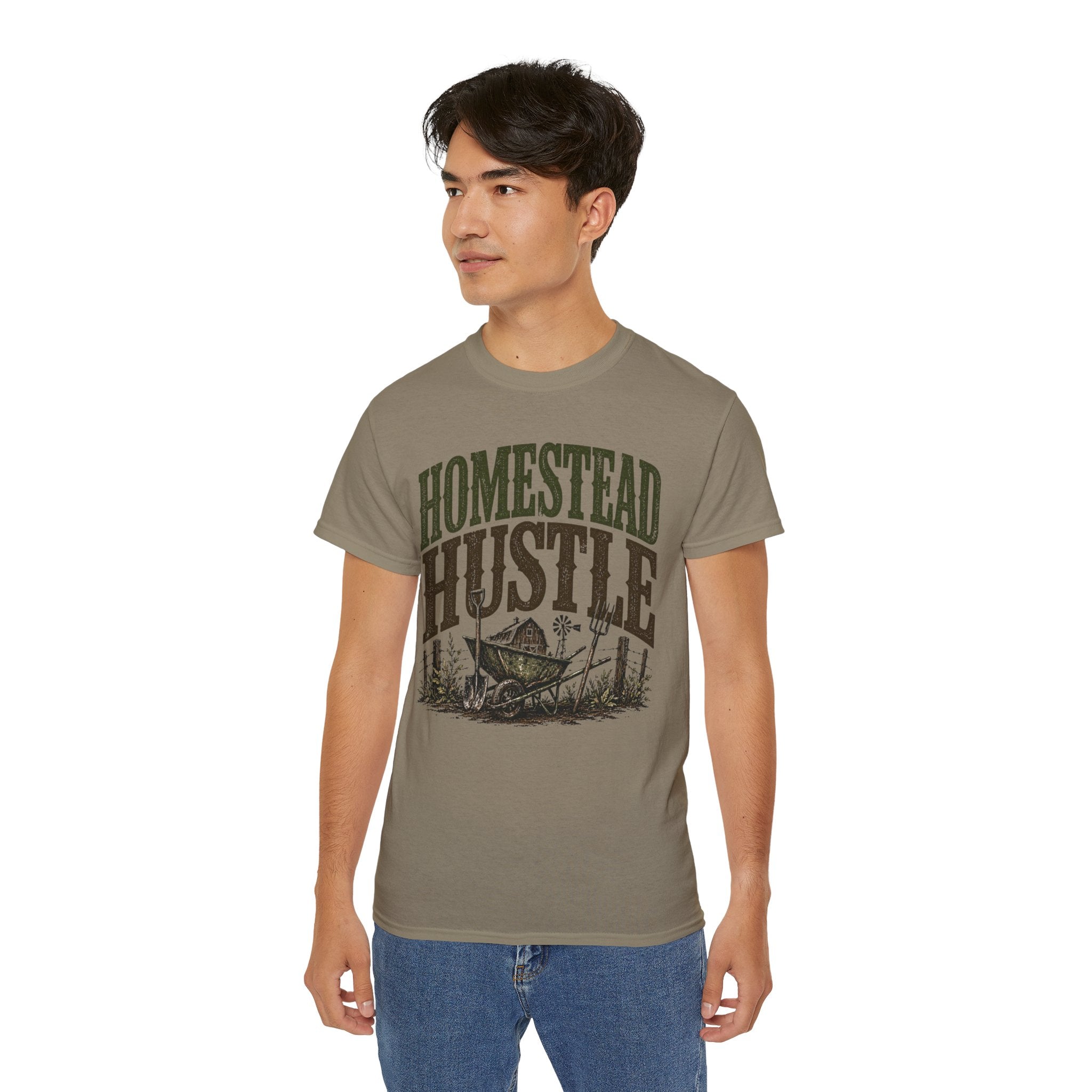 Homestead Hustle – Vintage Farm Life Graphic Tee
