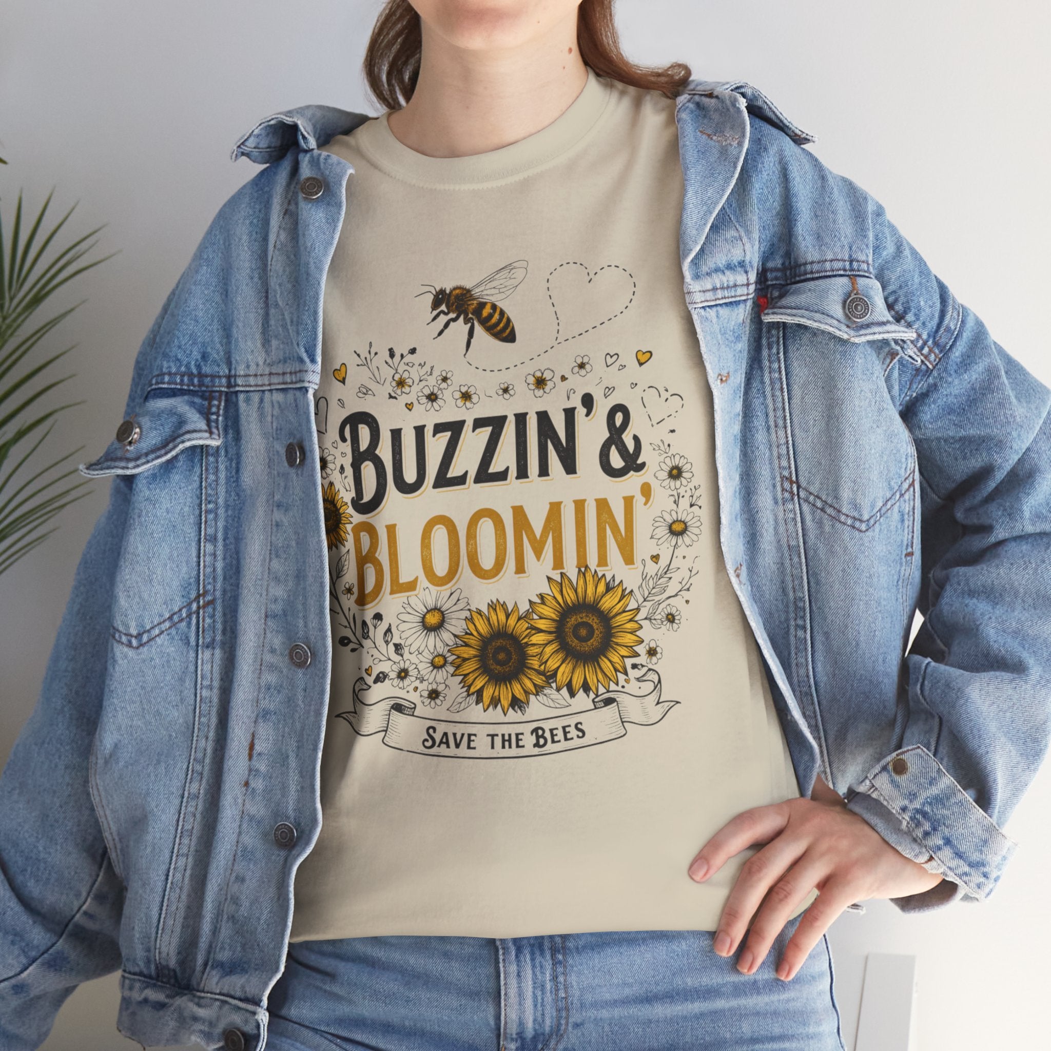 Buzzin’ & Bloomin’ Shirt – Save the Bees Garden Tee
