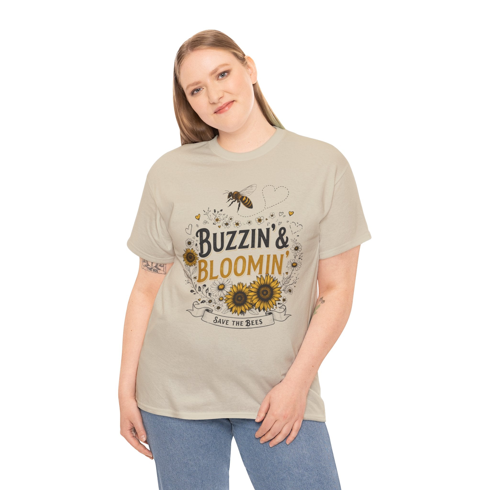Buzzin’ & Bloomin’ Shirt – Save the Bees Garden Tee