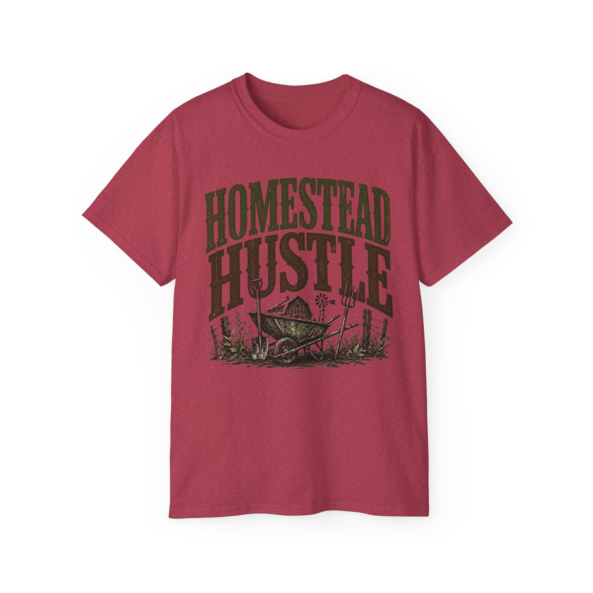 Homestead Hustle – Vintage Farm Life Graphic Tee