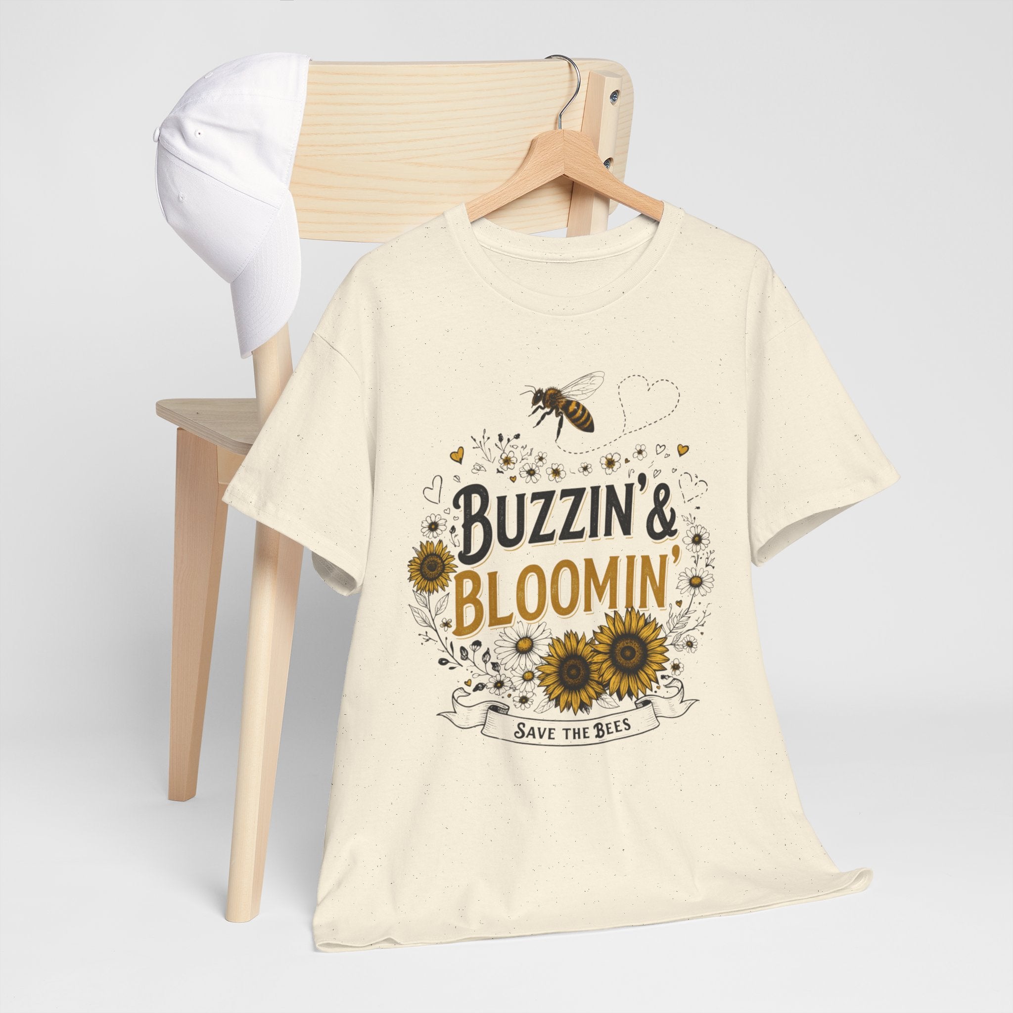 Buzzin’ & Bloomin’ Shirt – Save the Bees Garden Tee