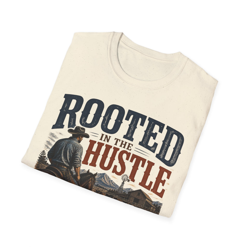 Rooted in the Hustle – Rustic Country Lifestyle Tee