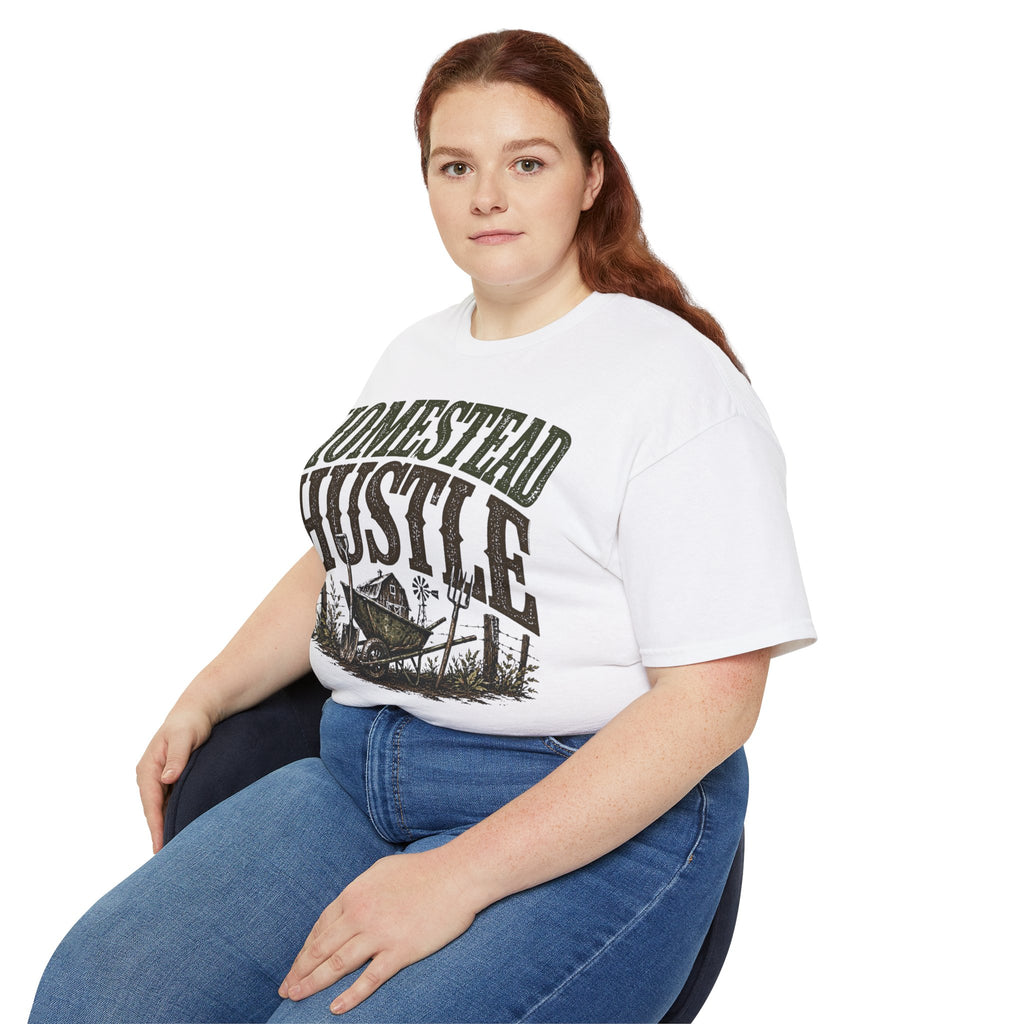 Homestead Hustle – Vintage Farm Life Graphic Tee