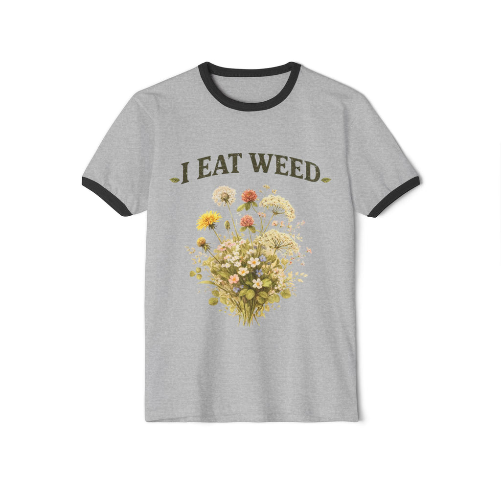I Eat Weed Ringer Tee