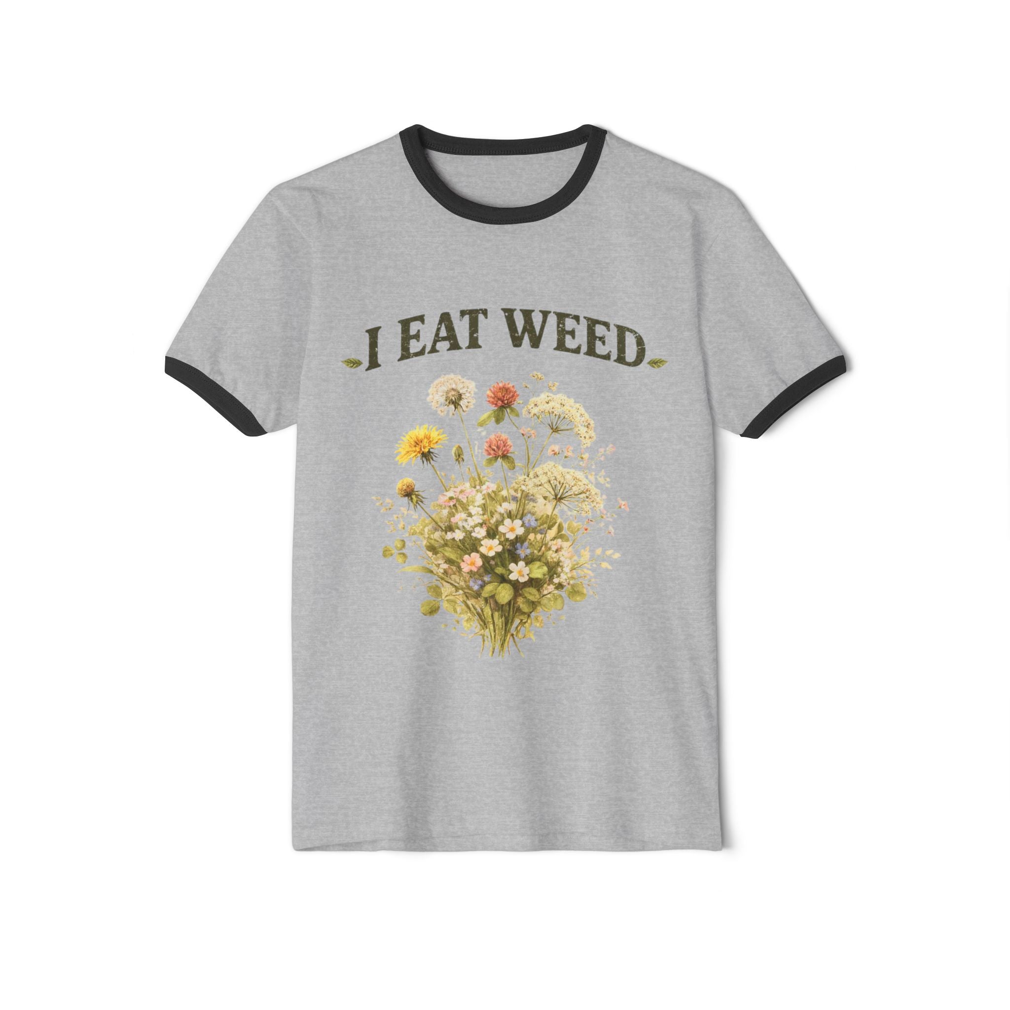 I Eat Weed Ringer Tee