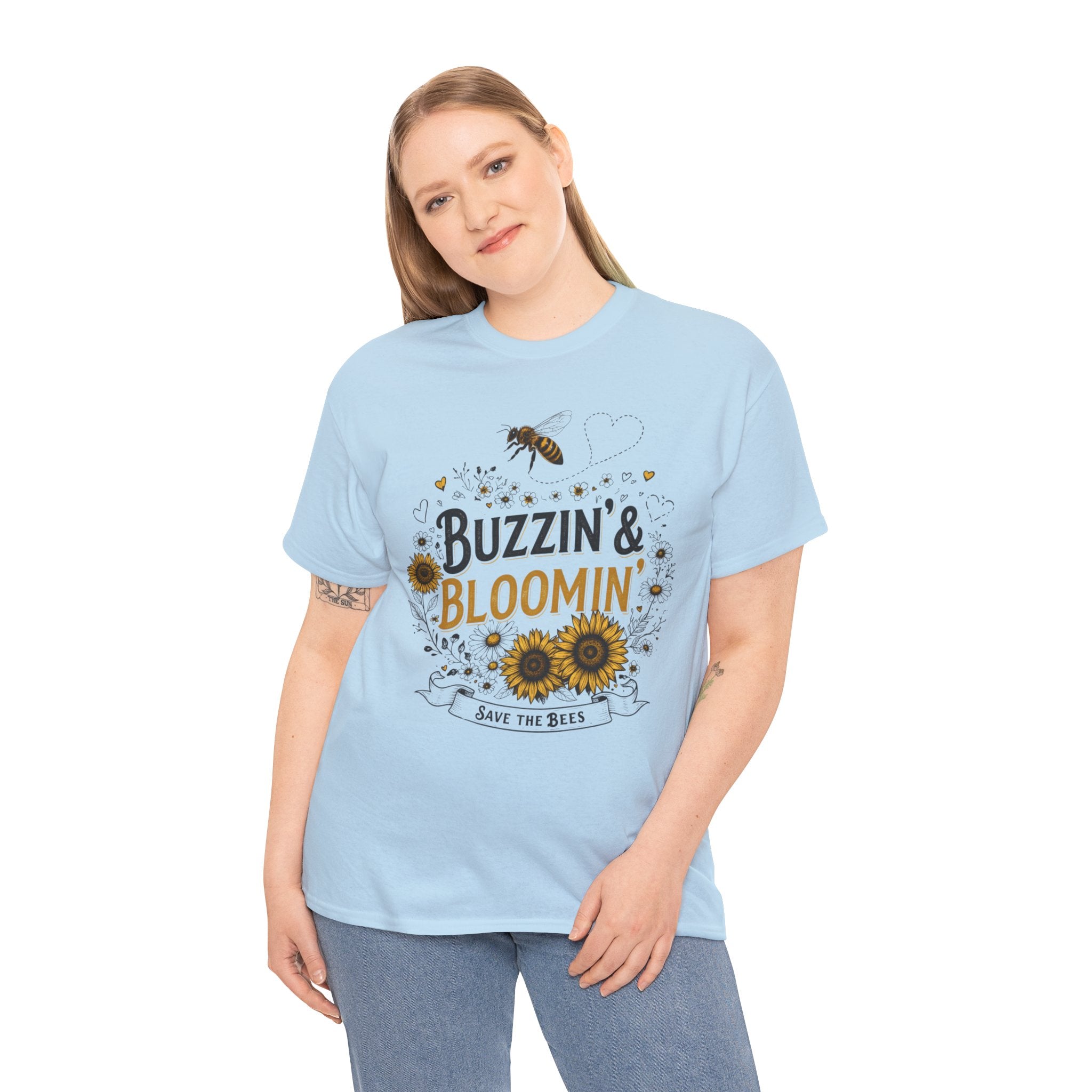 Buzzin’ & Bloomin’ Shirt – Save the Bees Garden Tee