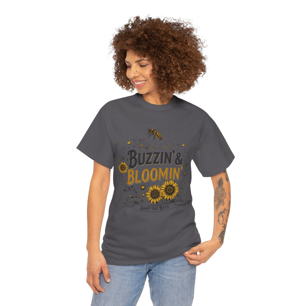 Buzzin’ & Bloomin’ Shirt – Save the Bees Garden Tee