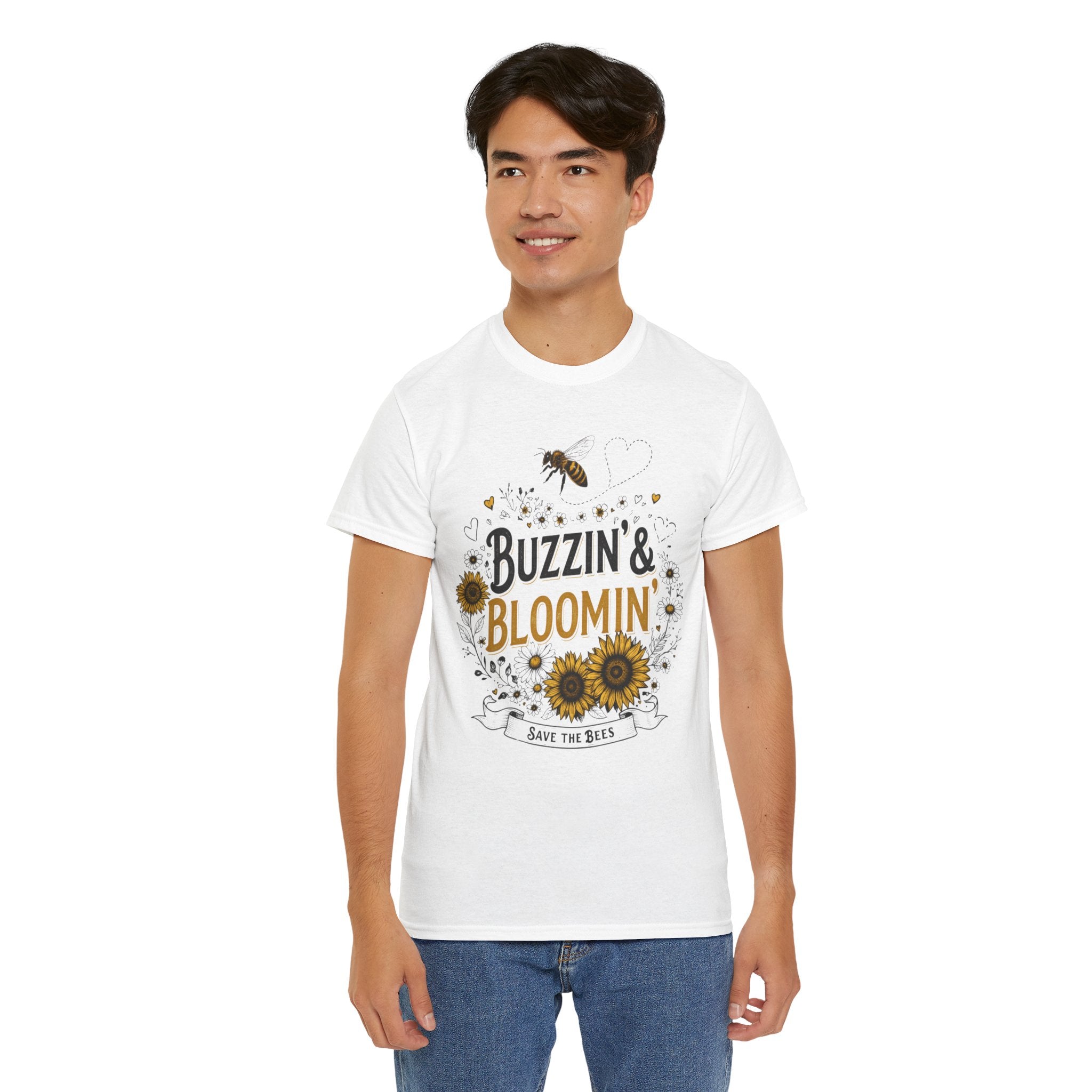 Buzzin’ & Bloomin’ Shirt – Save the Bees Garden Tee