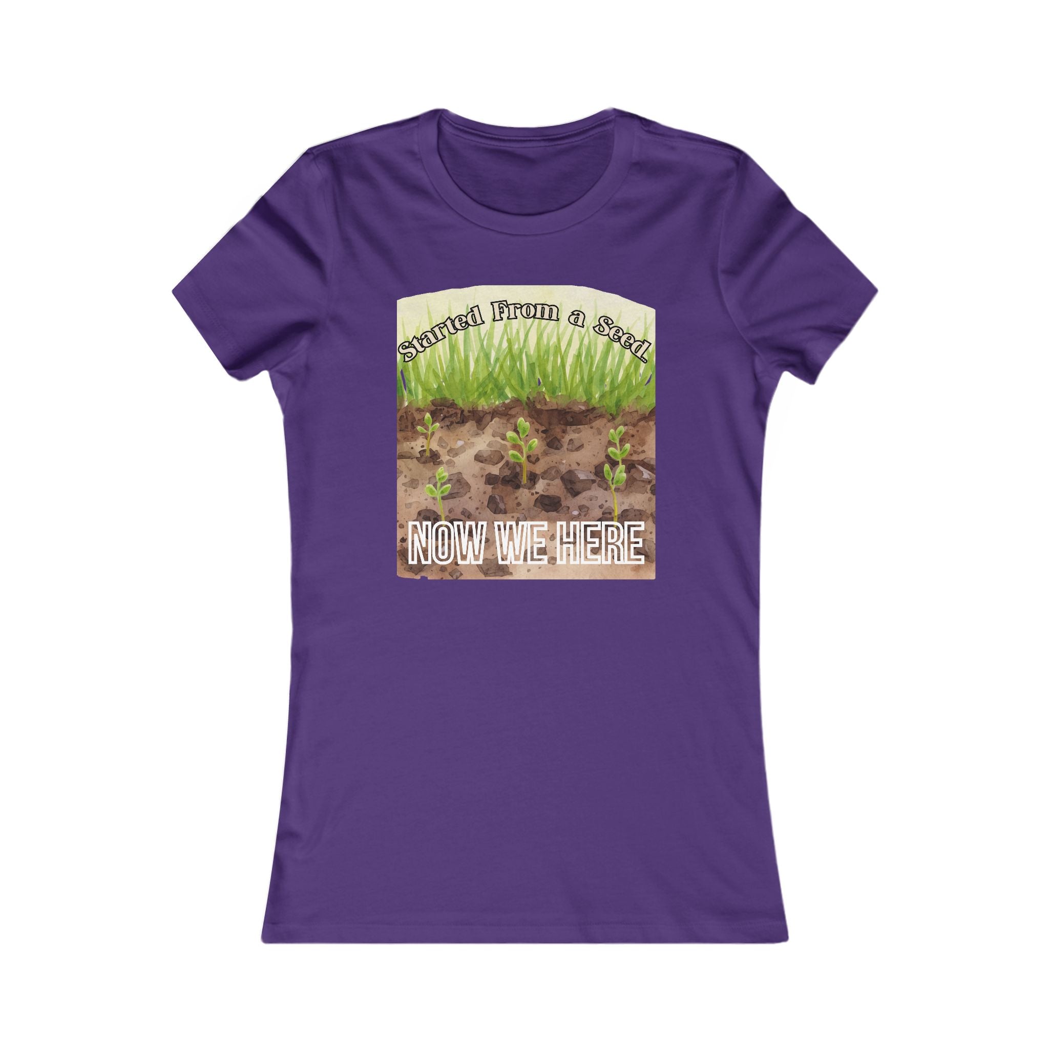 Started From a Seed Now We Here Shirt – Funny Gardening Tee – Plant Lover Gift – Homestead Shirt