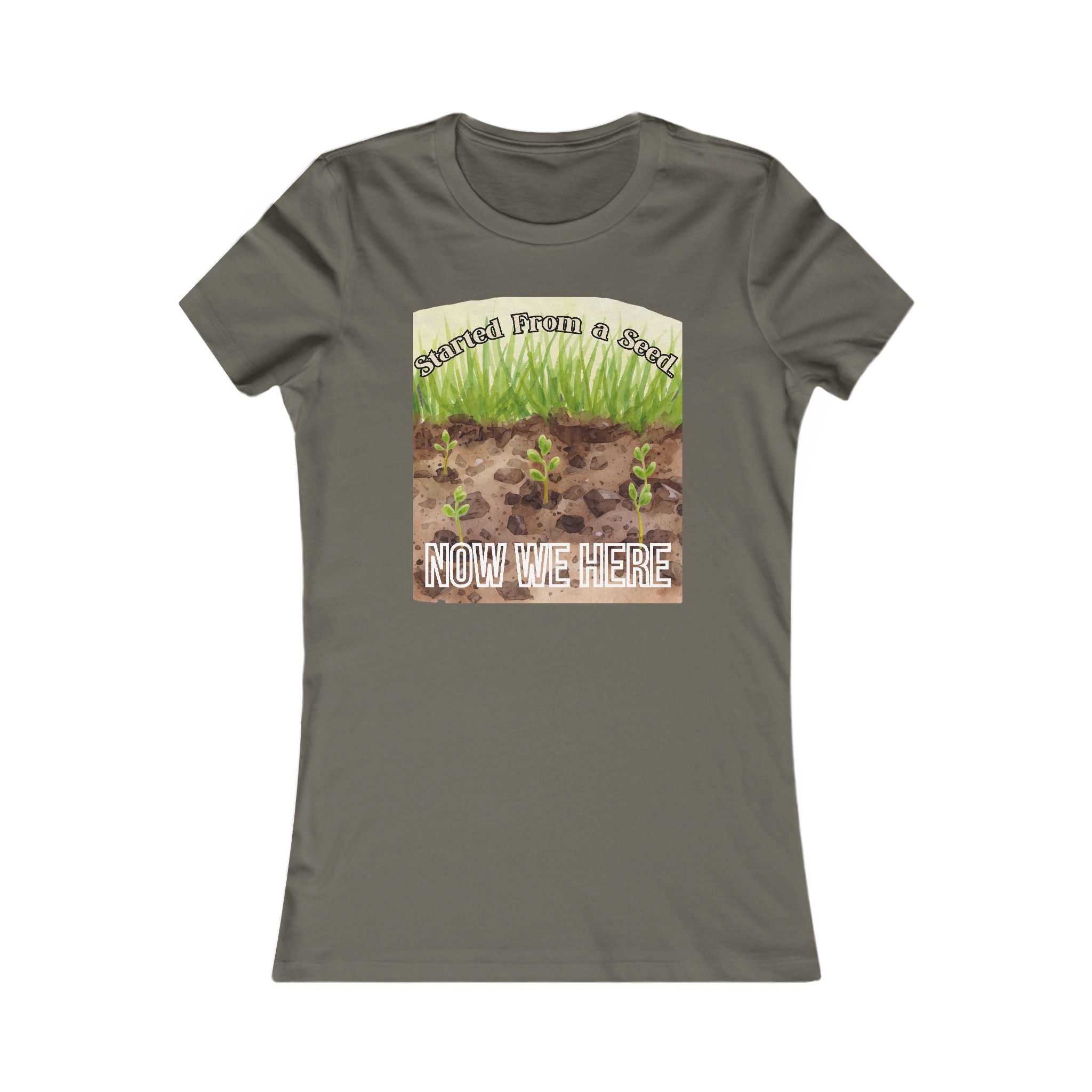 Started From a Seed Now We Here Shirt – Funny Gardening Tee – Plant Lover Gift – Homestead Shirt