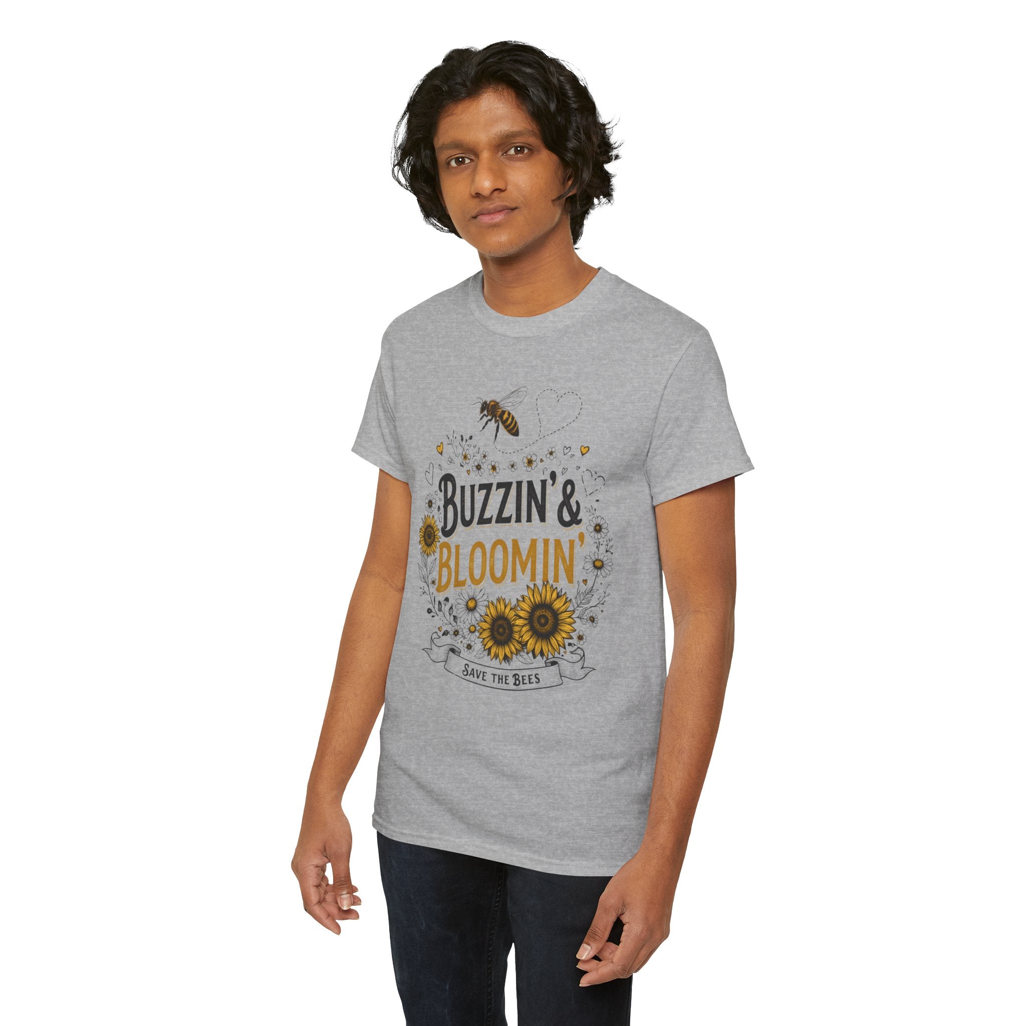 Buzzin’ & Bloomin’ Shirt – Save the Bees Garden Tee