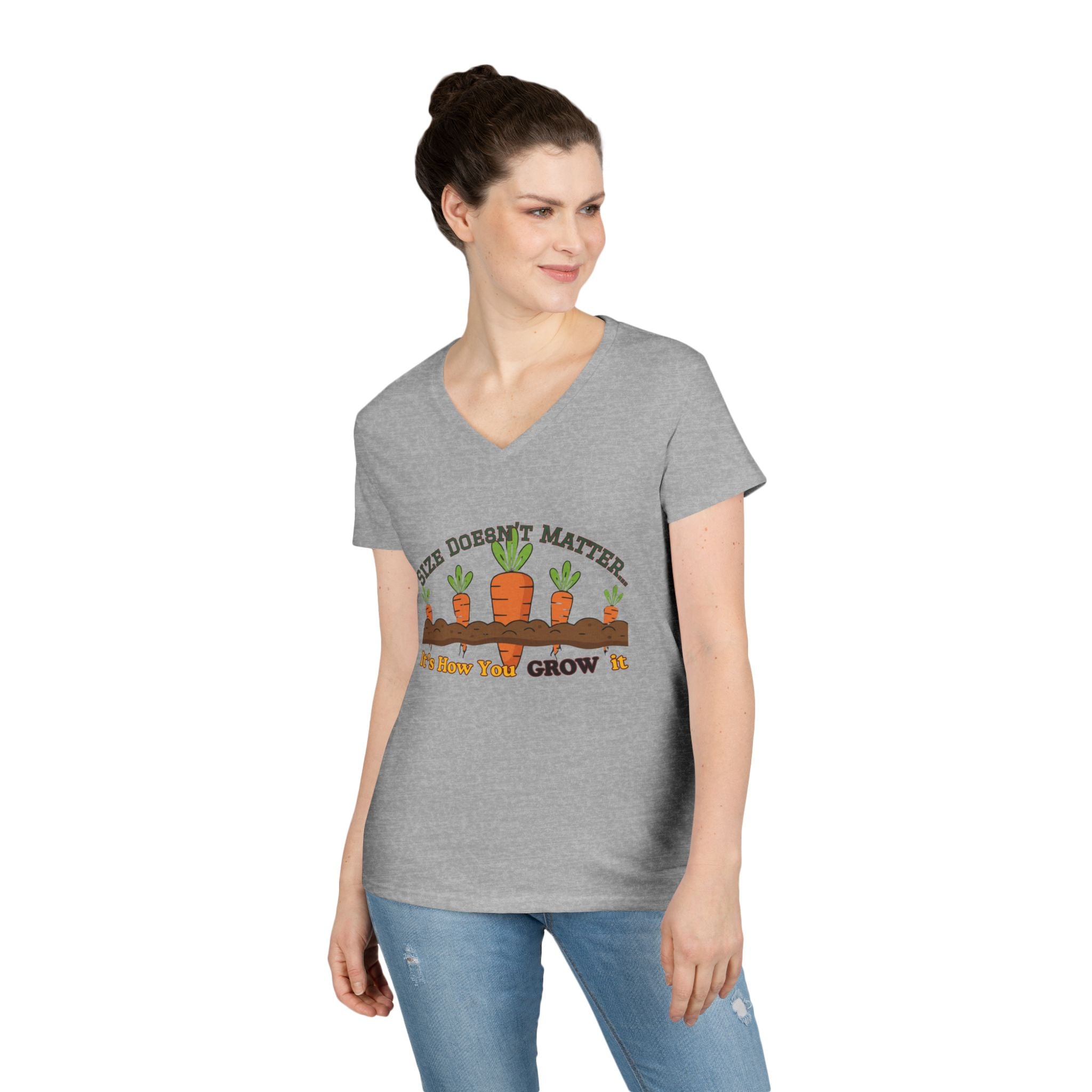 Size Doesn’t Matter It’s How You Grow It Shirt | Funny Gardening Shirt | Carrot Humor Tee | Garden Lover Gift | Talk Dirt Co