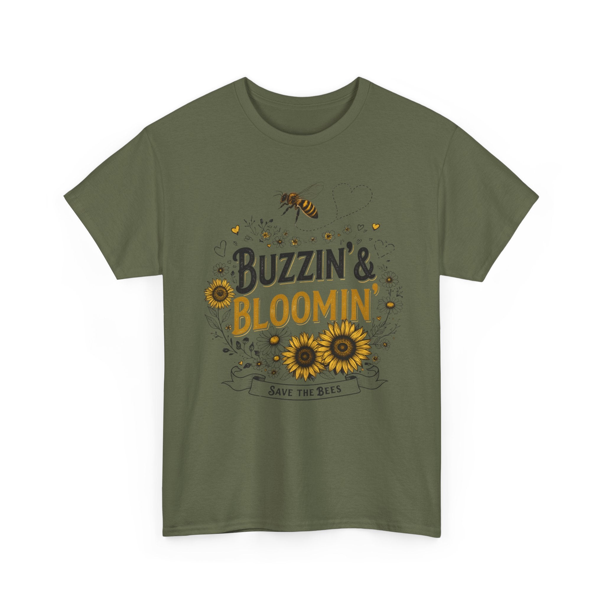 Buzzin’ & Bloomin’ Shirt – Save the Bees Garden Tee