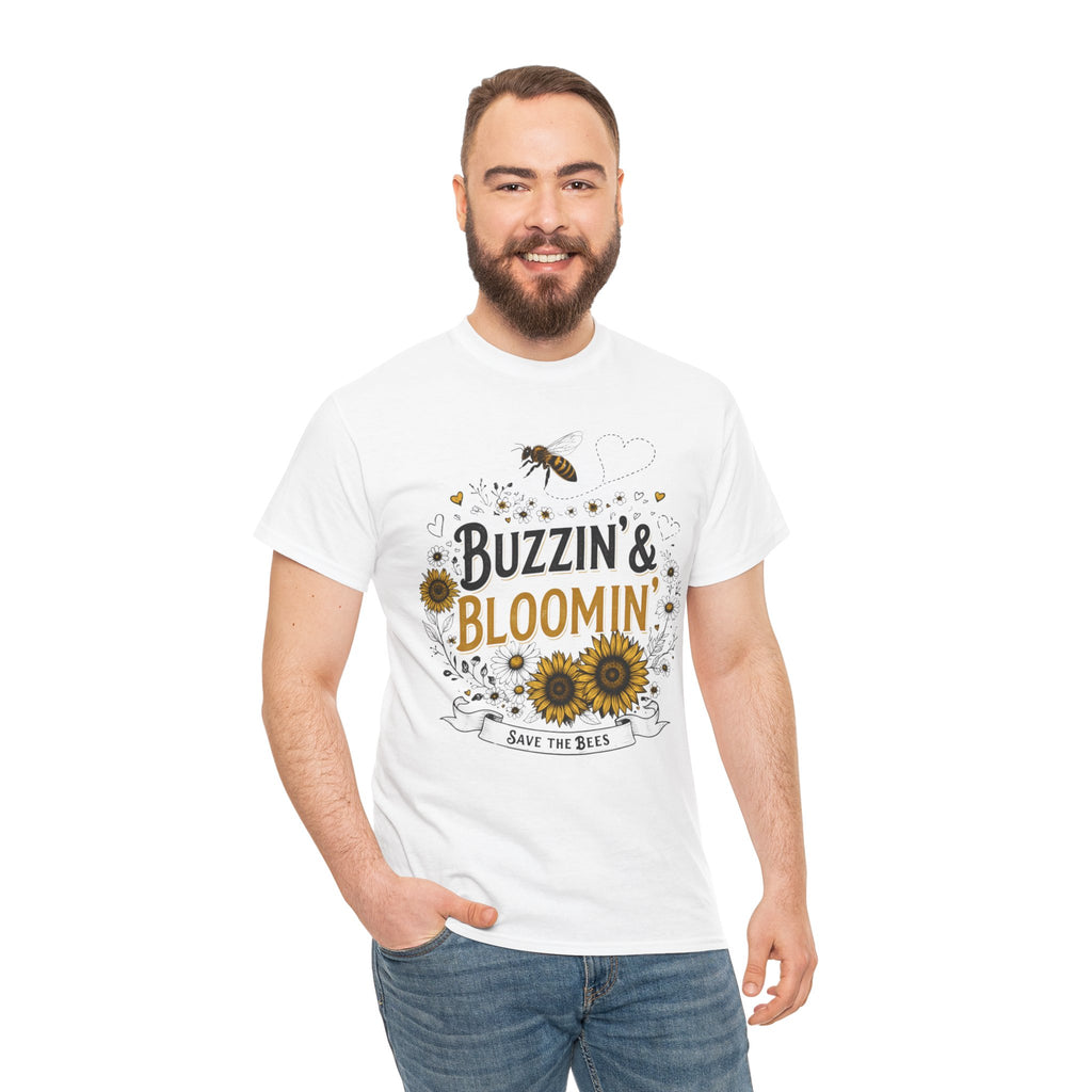 Buzzin’ & Bloomin’ Shirt – Save the Bees Garden Tee