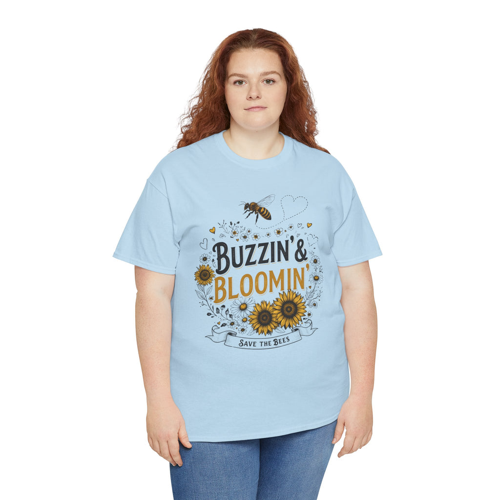 Buzzin’ & Bloomin’ Shirt – Save the Bees Garden Tee