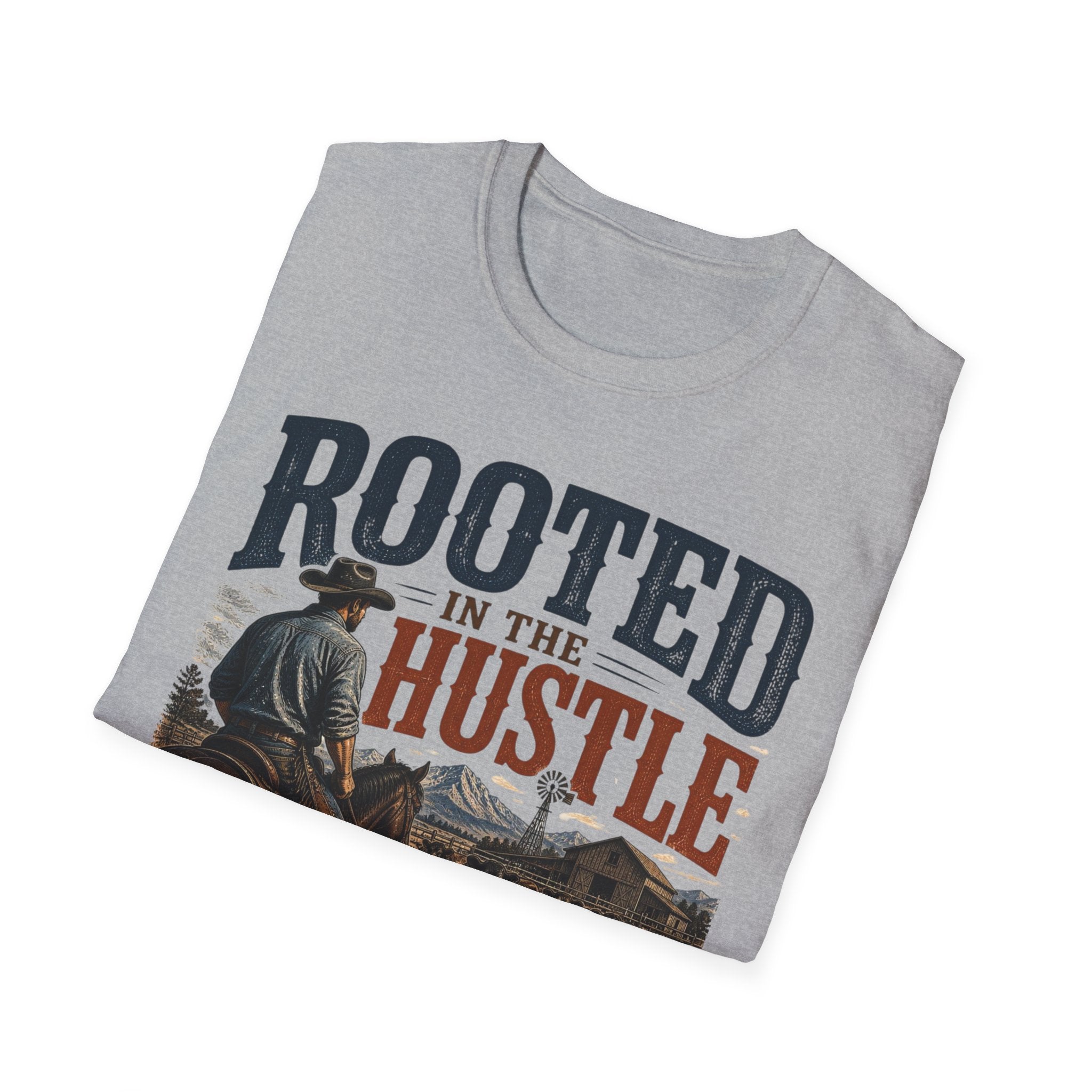 Rooted in the Hustle – Rustic Country Lifestyle Tee