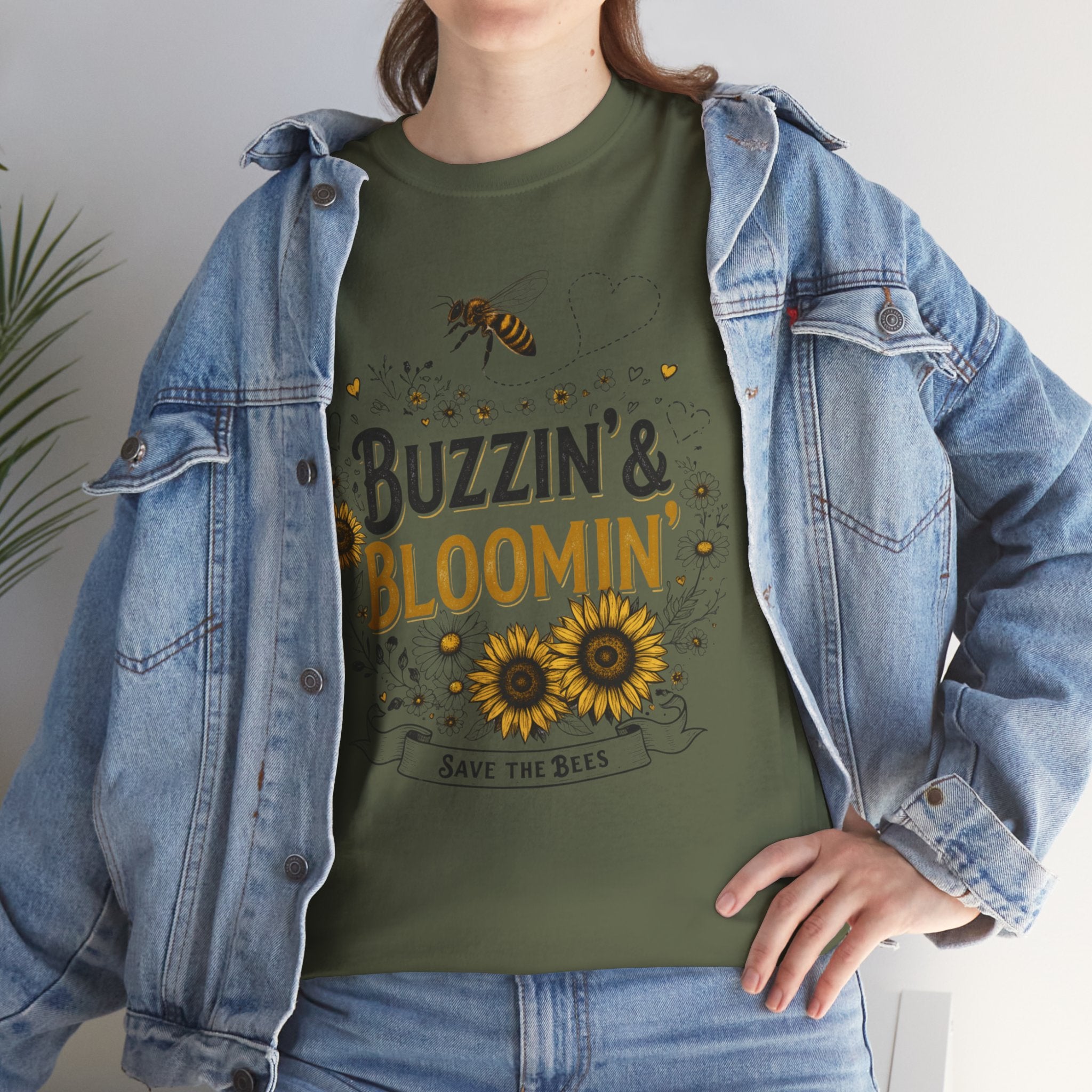 Buzzin’ & Bloomin’ Shirt – Save the Bees Garden Tee