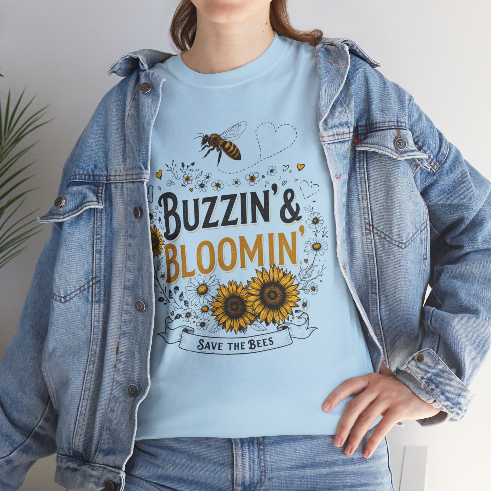 Buzzin’ & Bloomin’ Shirt – Save the Bees Garden Tee