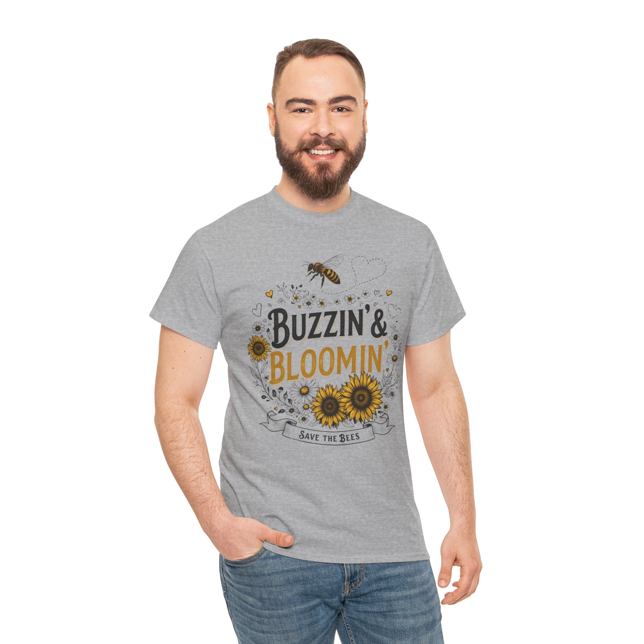 Buzzin’ & Bloomin’ Shirt – Save the Bees Garden Tee