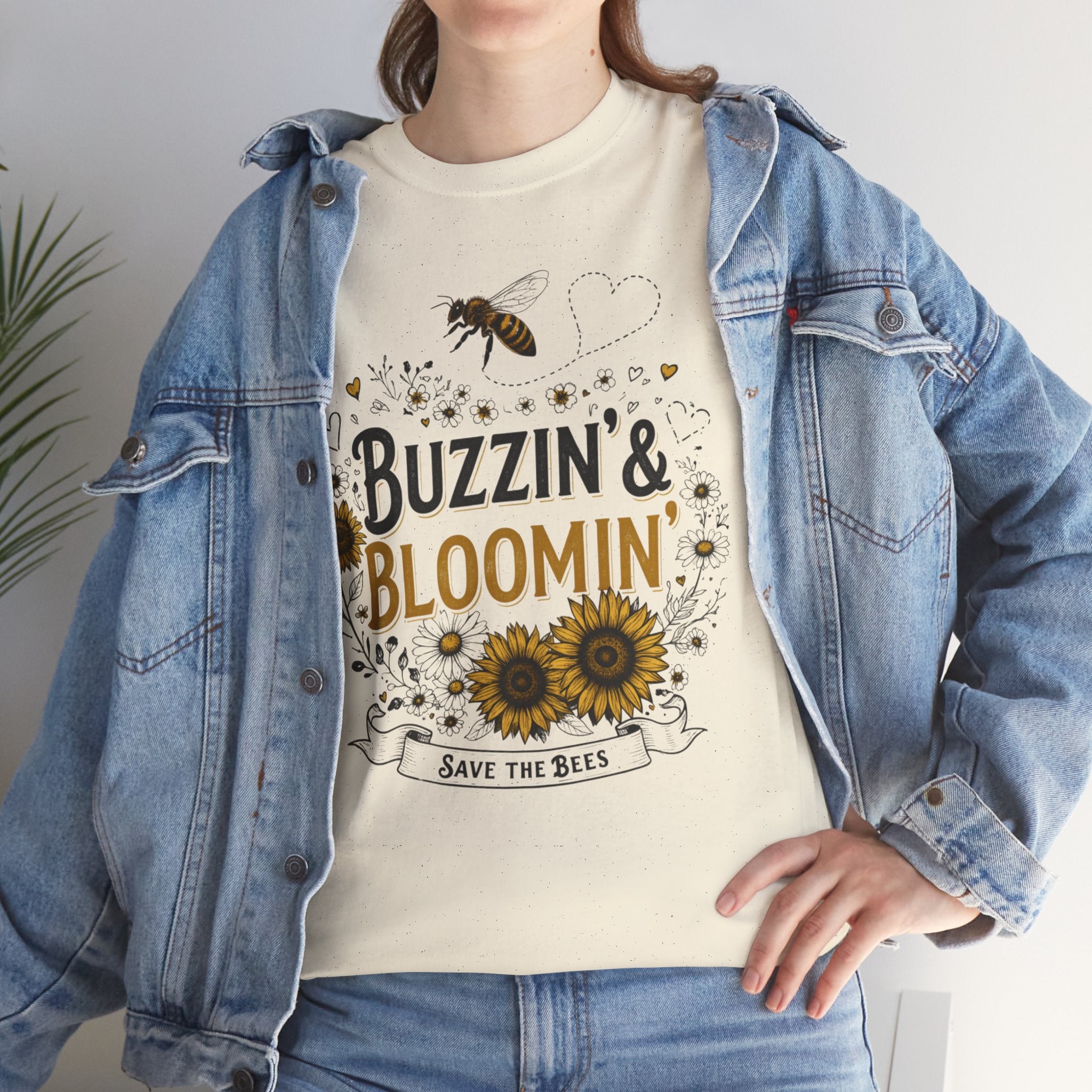 Buzzin’ & Bloomin’ Shirt – Save the Bees Garden Tee