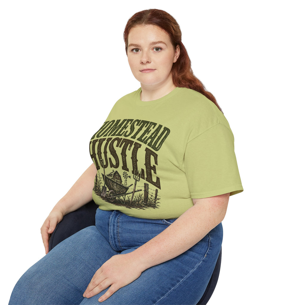 Homestead Hustle – Vintage Farm Life Graphic Tee