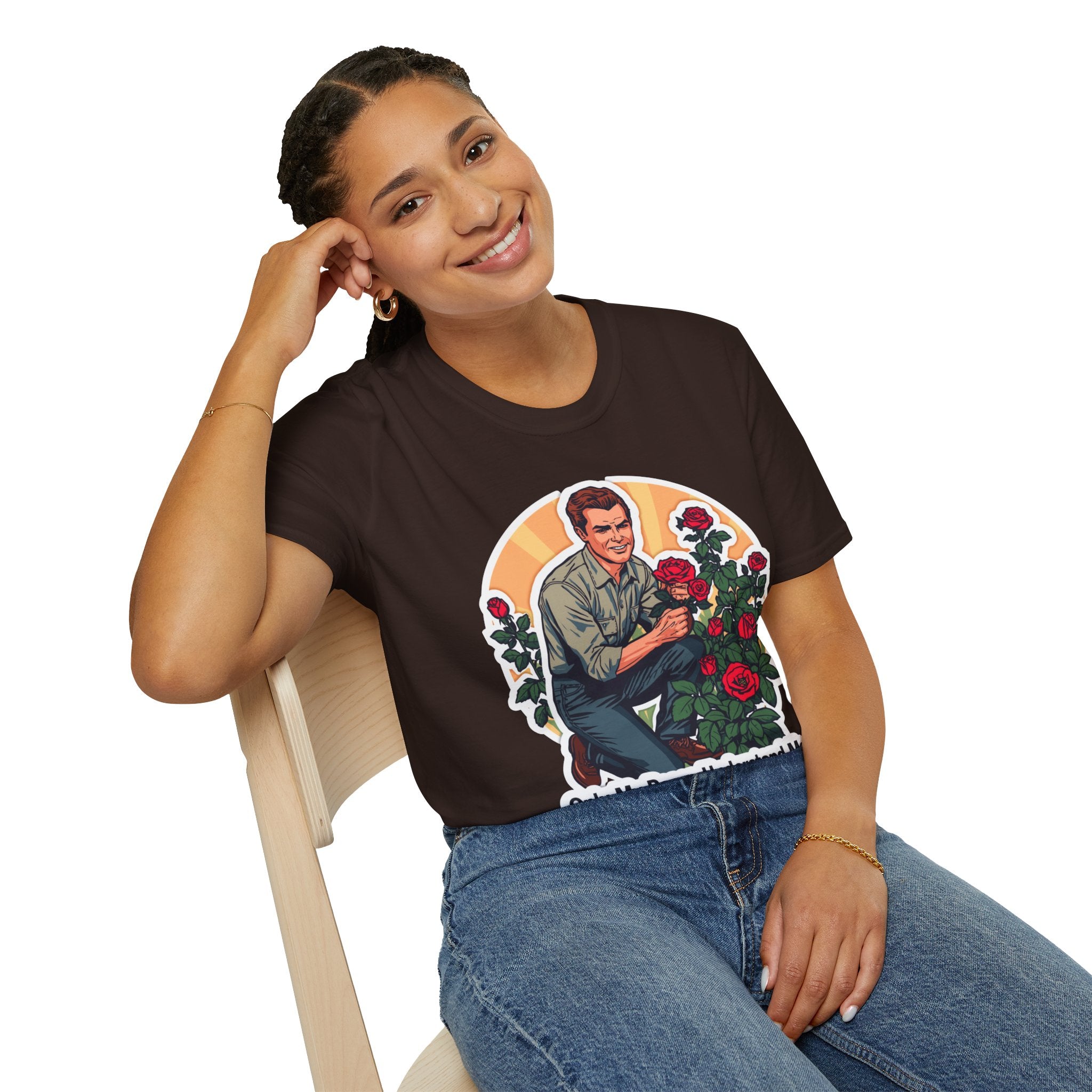 Only My Roses Understand Me Shirt – Funny Gardening Tee for Men, Plant Lover Gift, Vintage Rose Garden Shirt, Introvert Humor