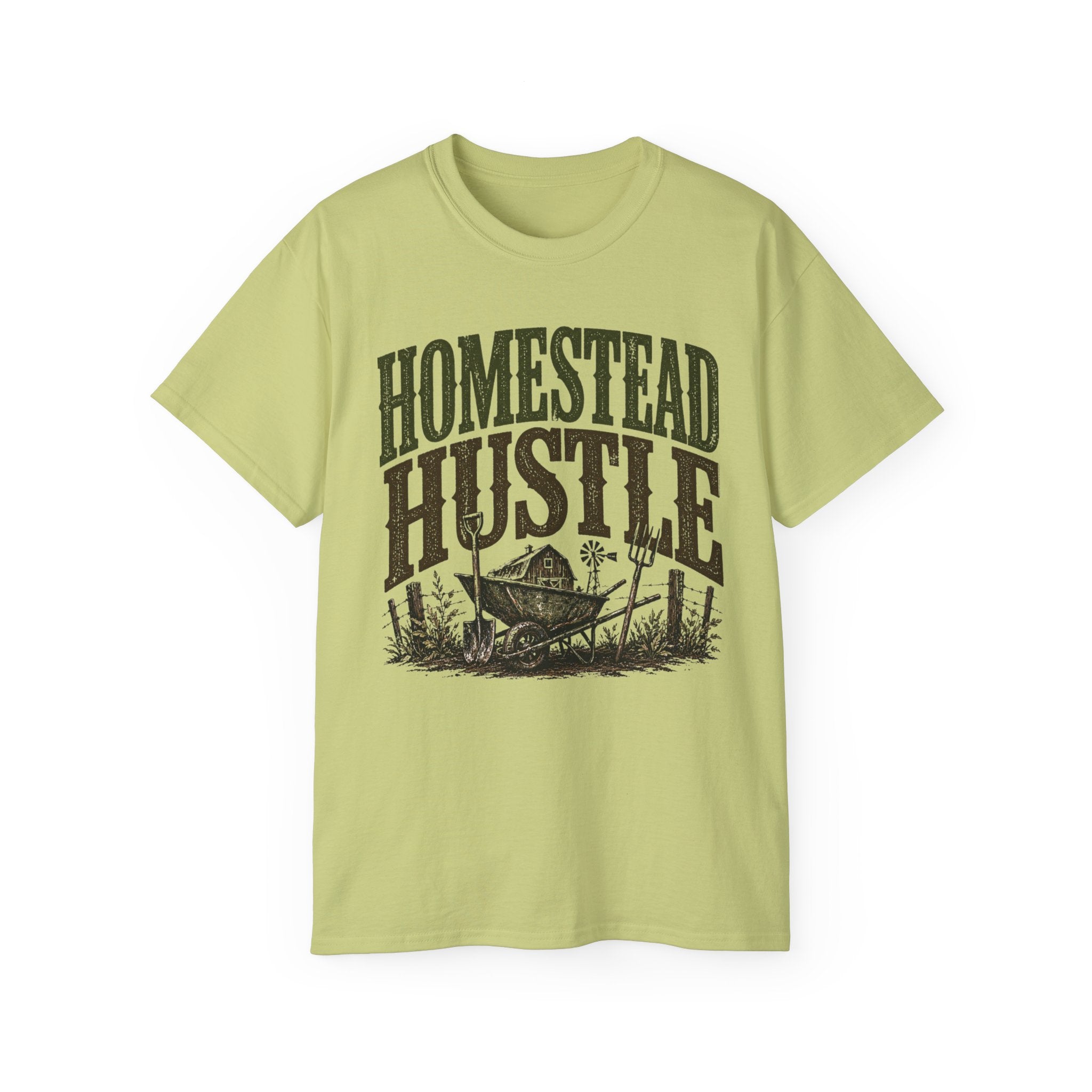 Homestead Hustle – Vintage Farm Life Graphic Tee