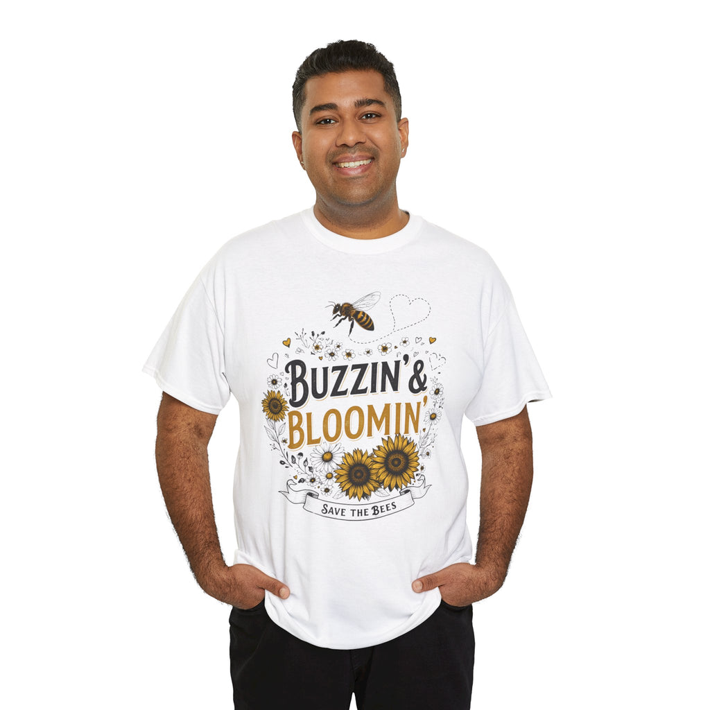 Buzzin’ & Bloomin’ Shirt – Save the Bees Garden Tee