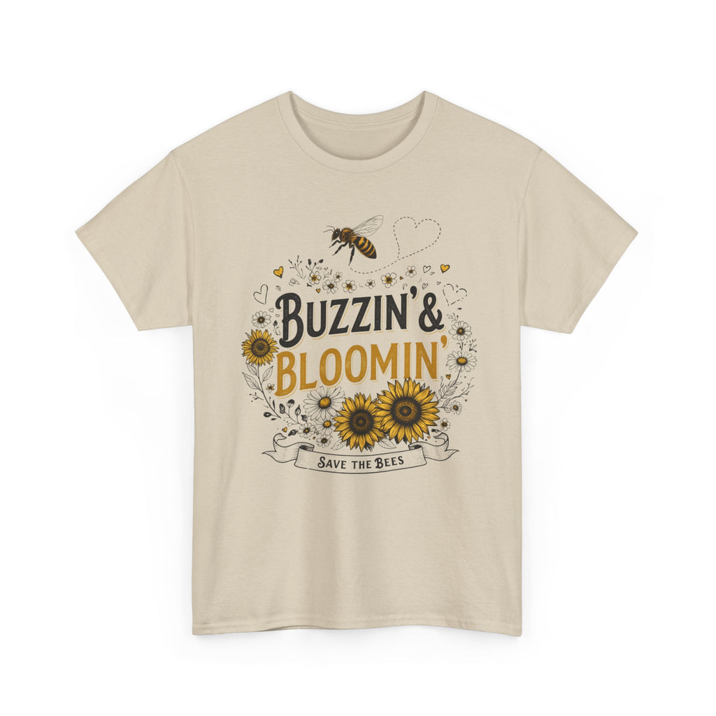 Buzzin’ & Bloomin’ Shirt – Save the Bees Garden Tee
