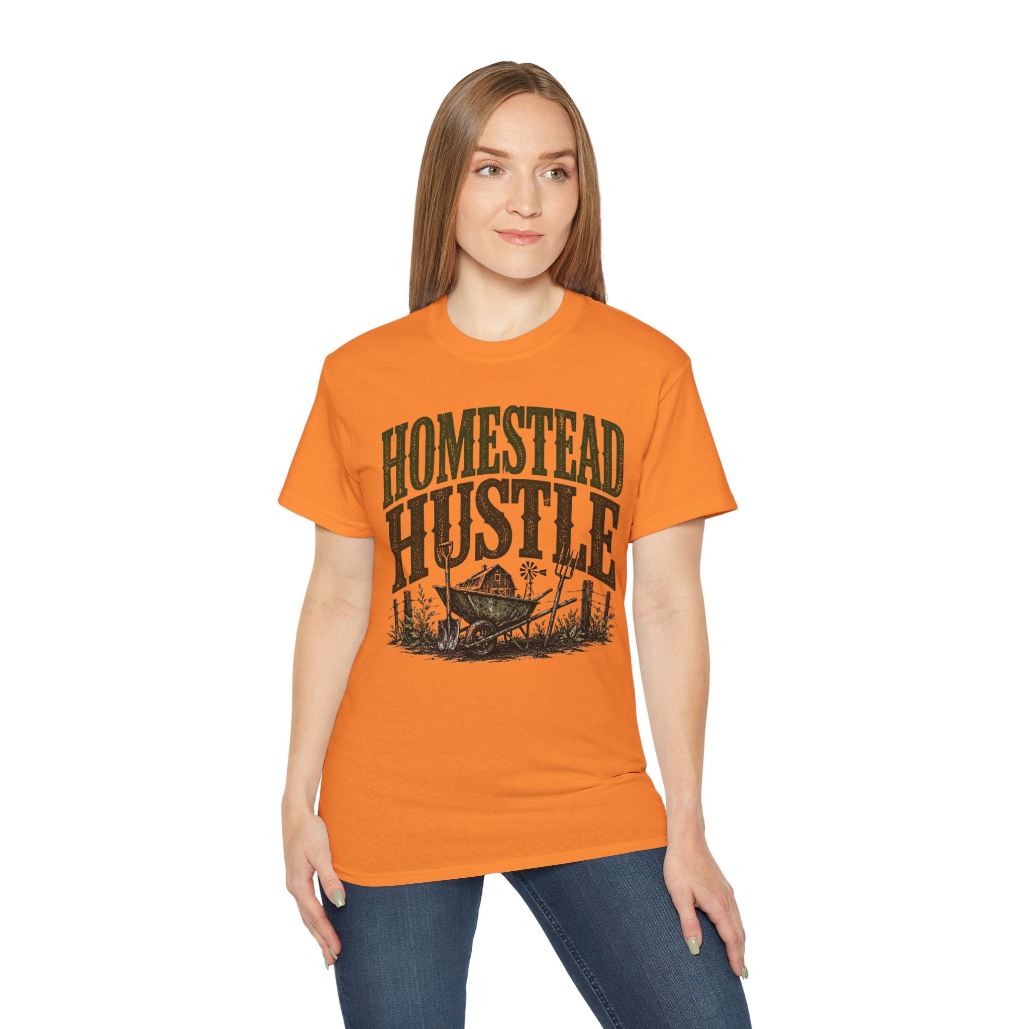 Homestead Hustle – Vintage Farm Life Graphic Tee