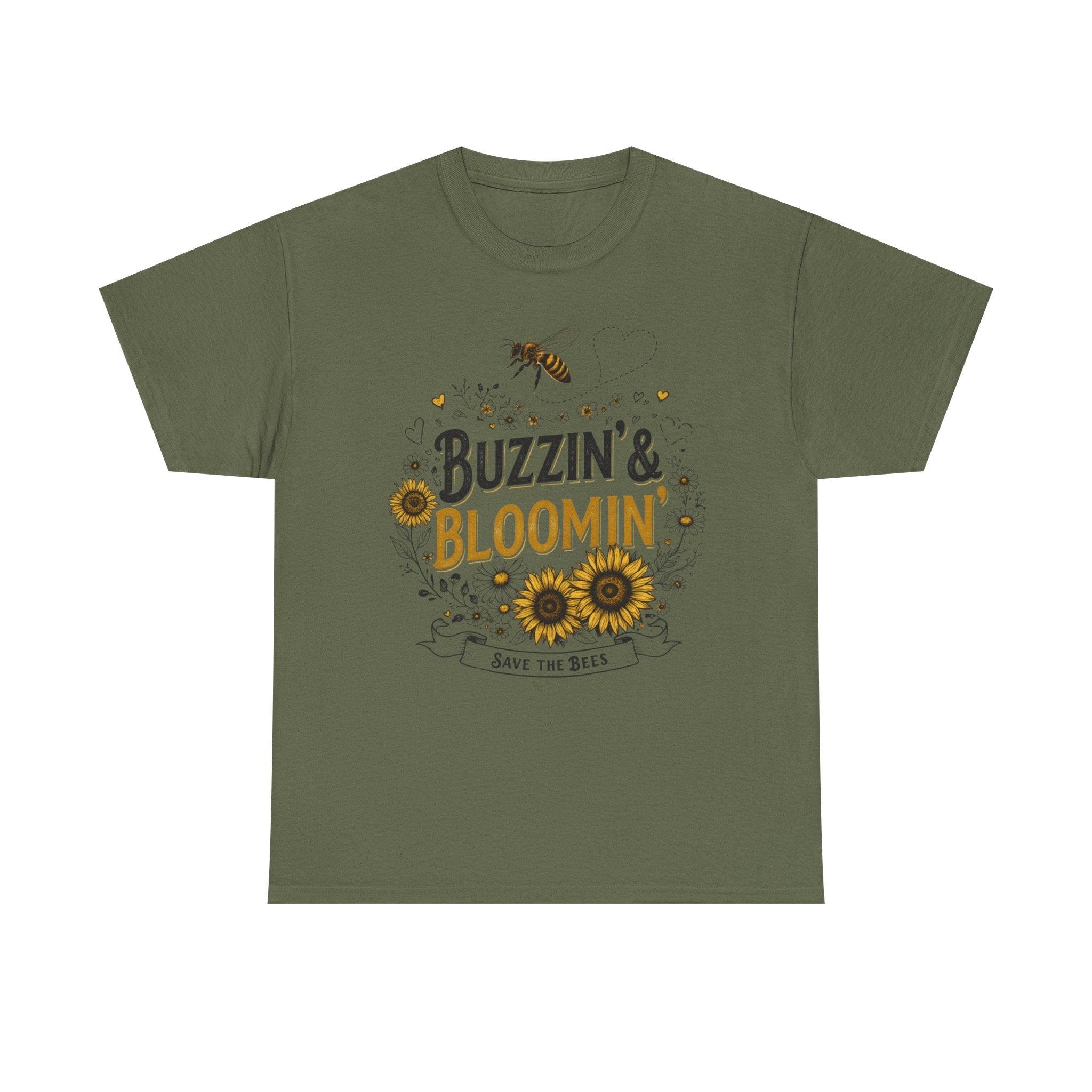 Buzzin’ & Bloomin’ Shirt – Save the Bees Garden Tee