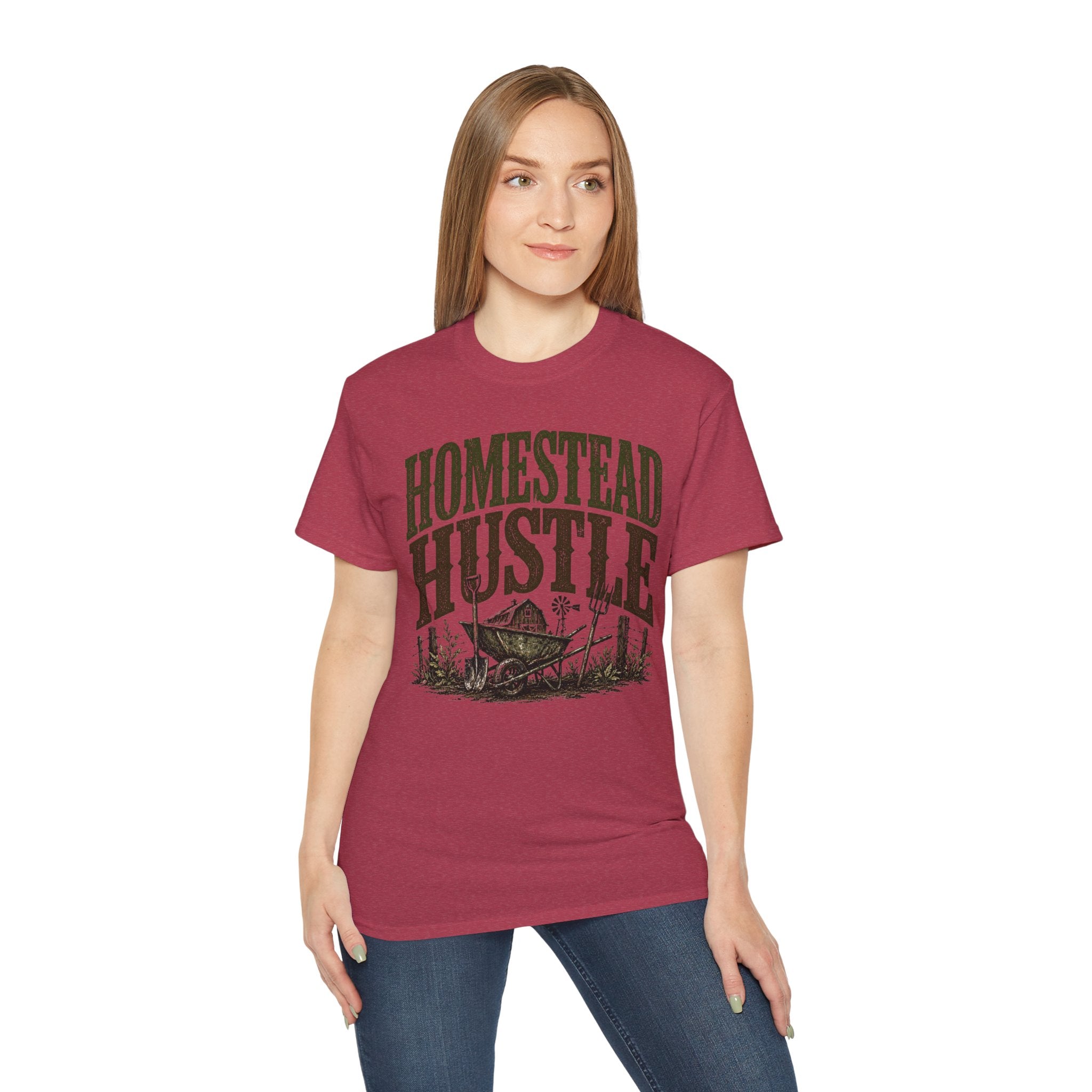 Homestead Hustle – Vintage Farm Life Graphic Tee