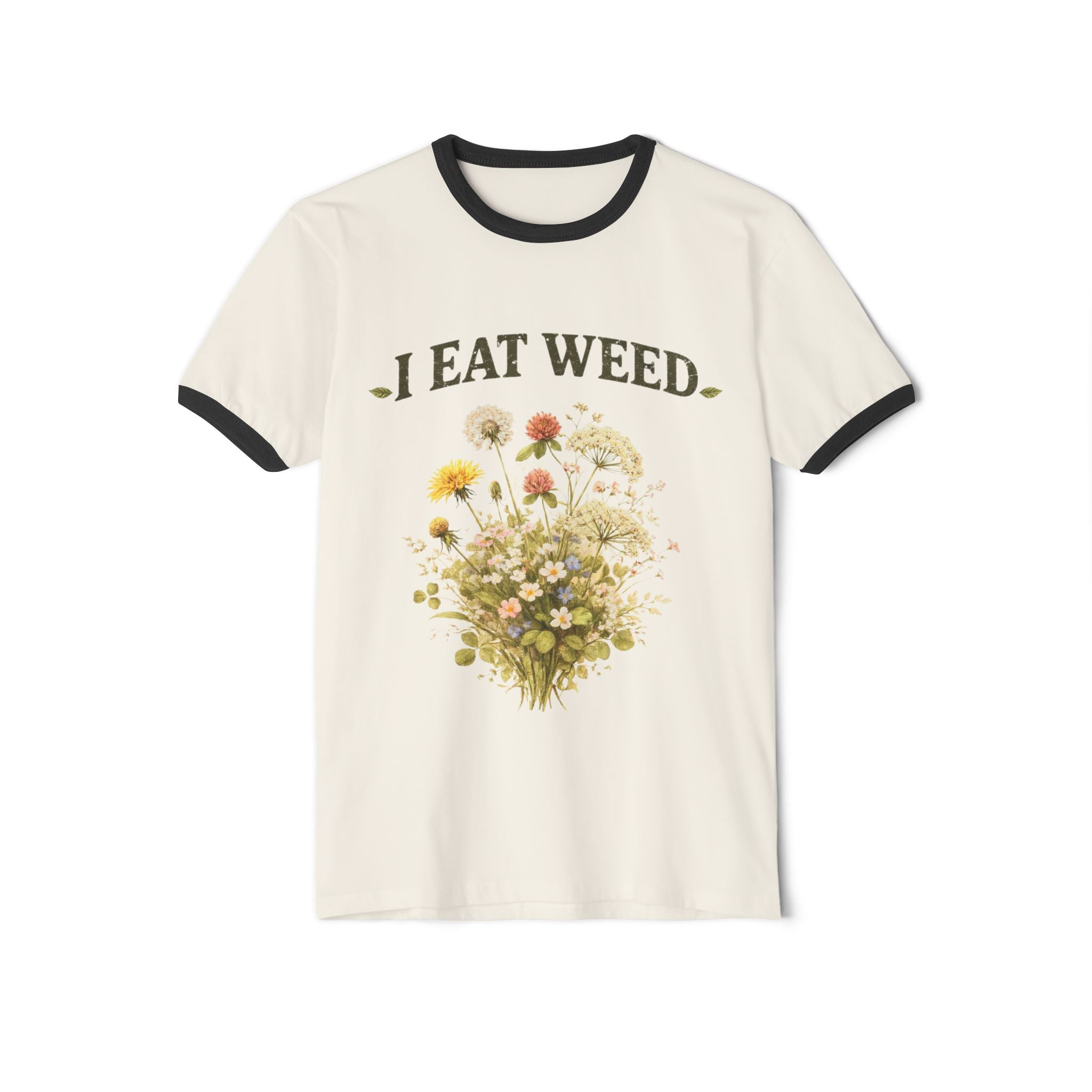 I Eat Weed Ringer Tee