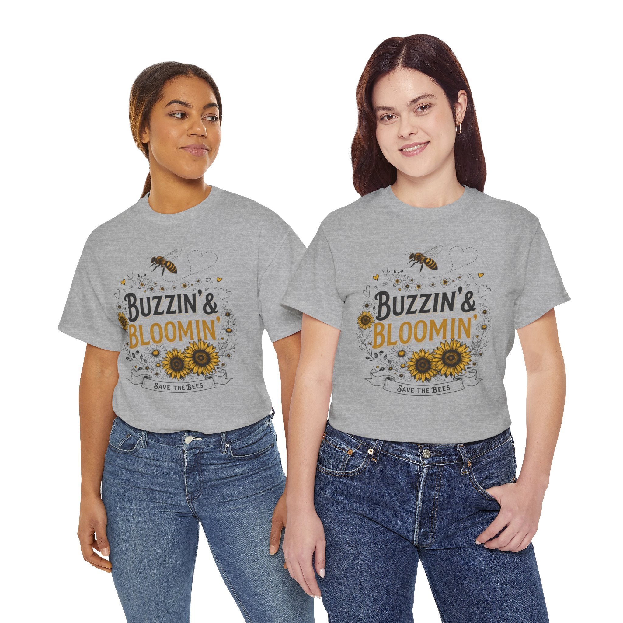 Buzzin’ & Bloomin’ Shirt – Save the Bees Garden Tee