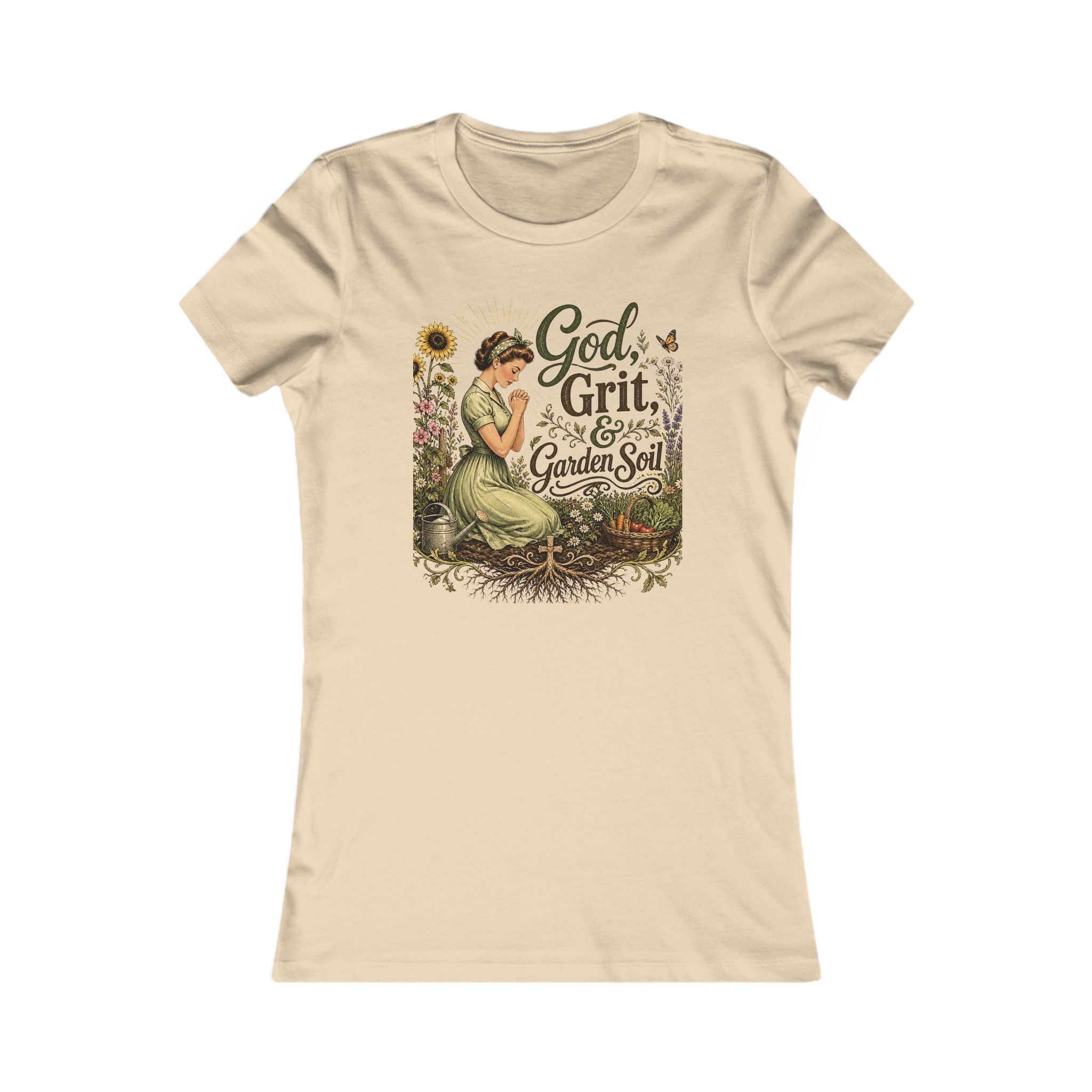 God, Grit & Garden Soil – Vintage Garden Tee