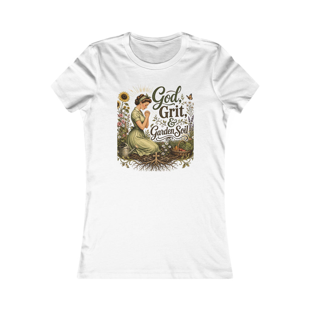 God, Grit & Garden Soil – Vintage Garden Tee