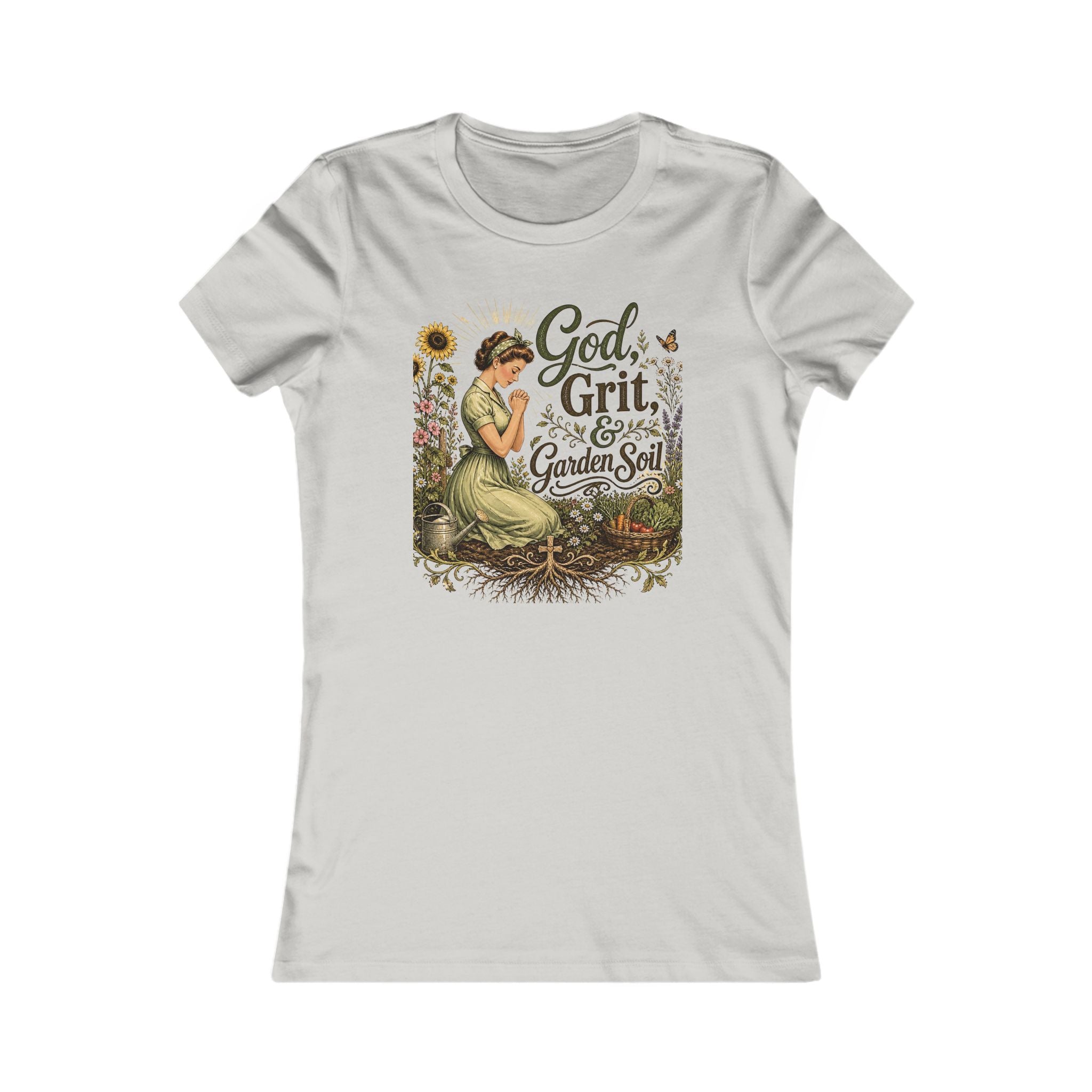 God, Grit & Garden Soil – Vintage Garden Tee