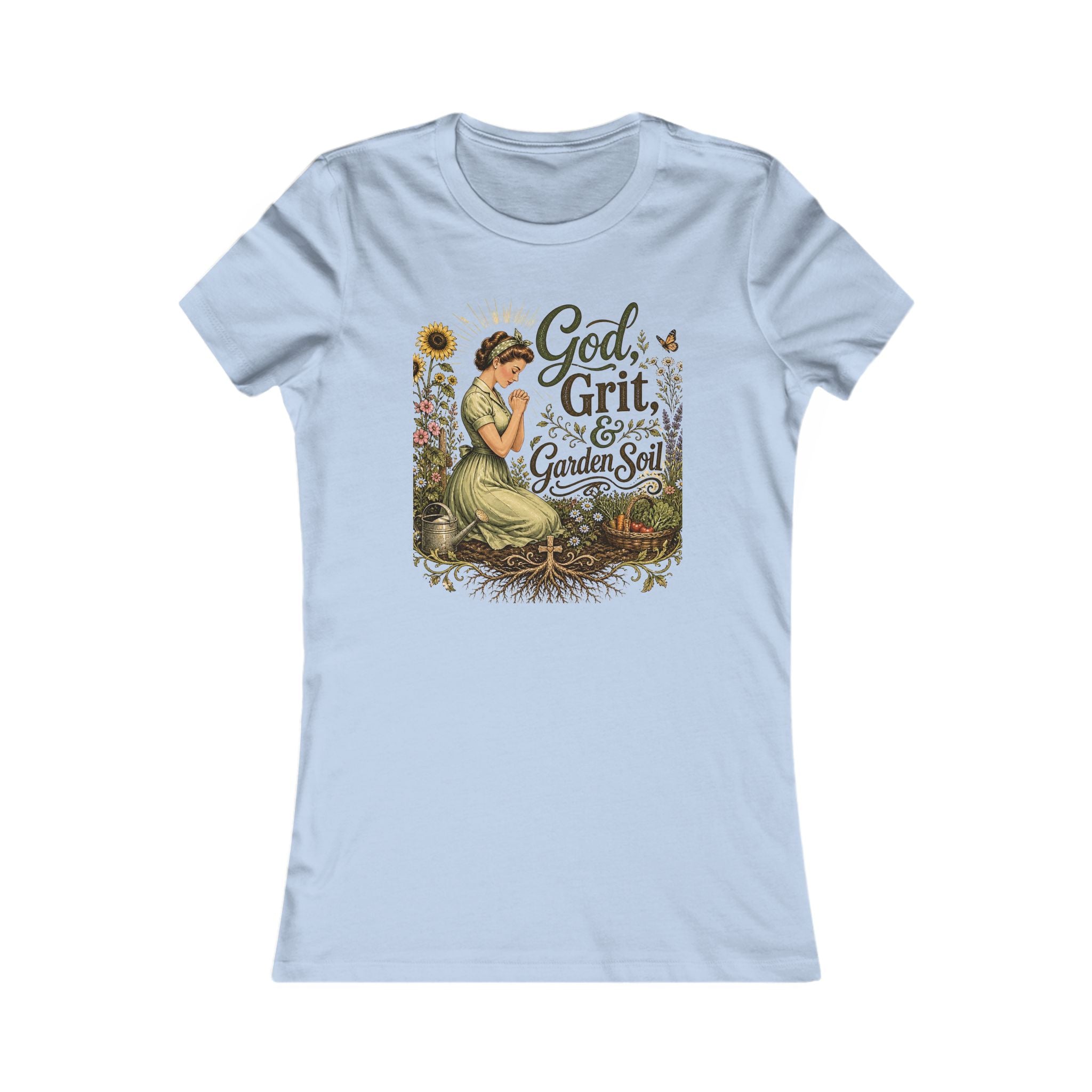 God, Grit & Garden Soil – Vintage Garden Tee
