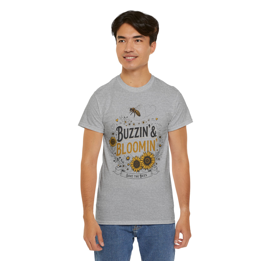 Buzzin’ & Bloomin’ Shirt – Save the Bees Garden Tee