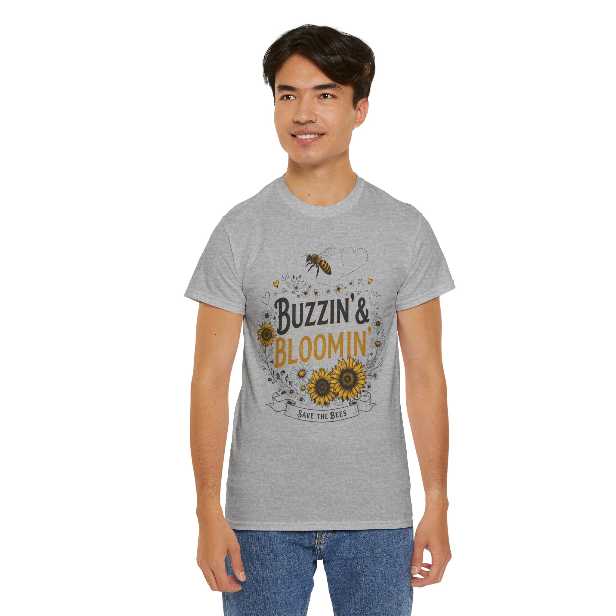 Buzzin’ & Bloomin’ Shirt – Save the Bees Garden Tee