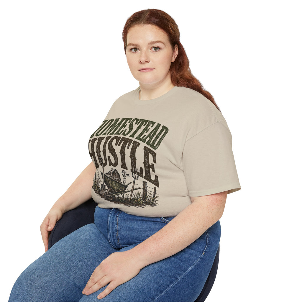 Homestead Hustle – Vintage Farm Life Graphic Tee