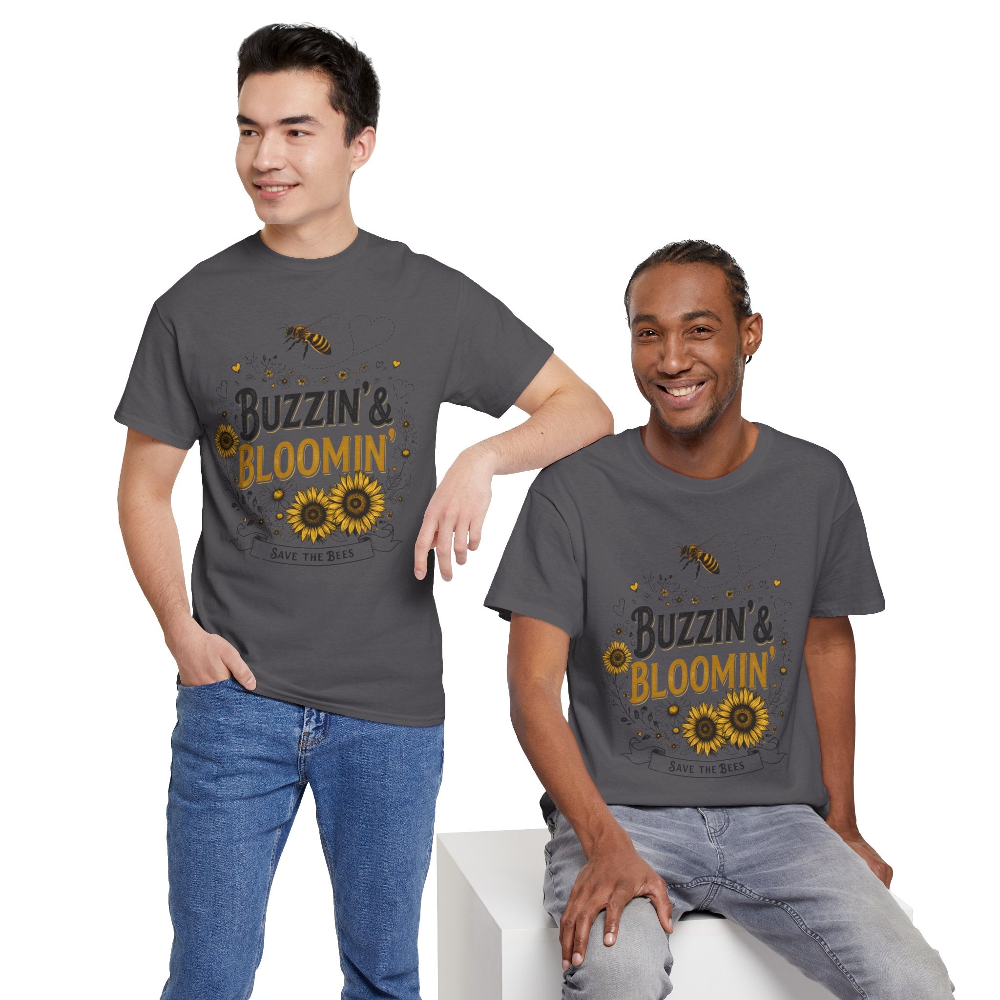 Buzzin’ & Bloomin’ Shirt – Save the Bees Garden Tee