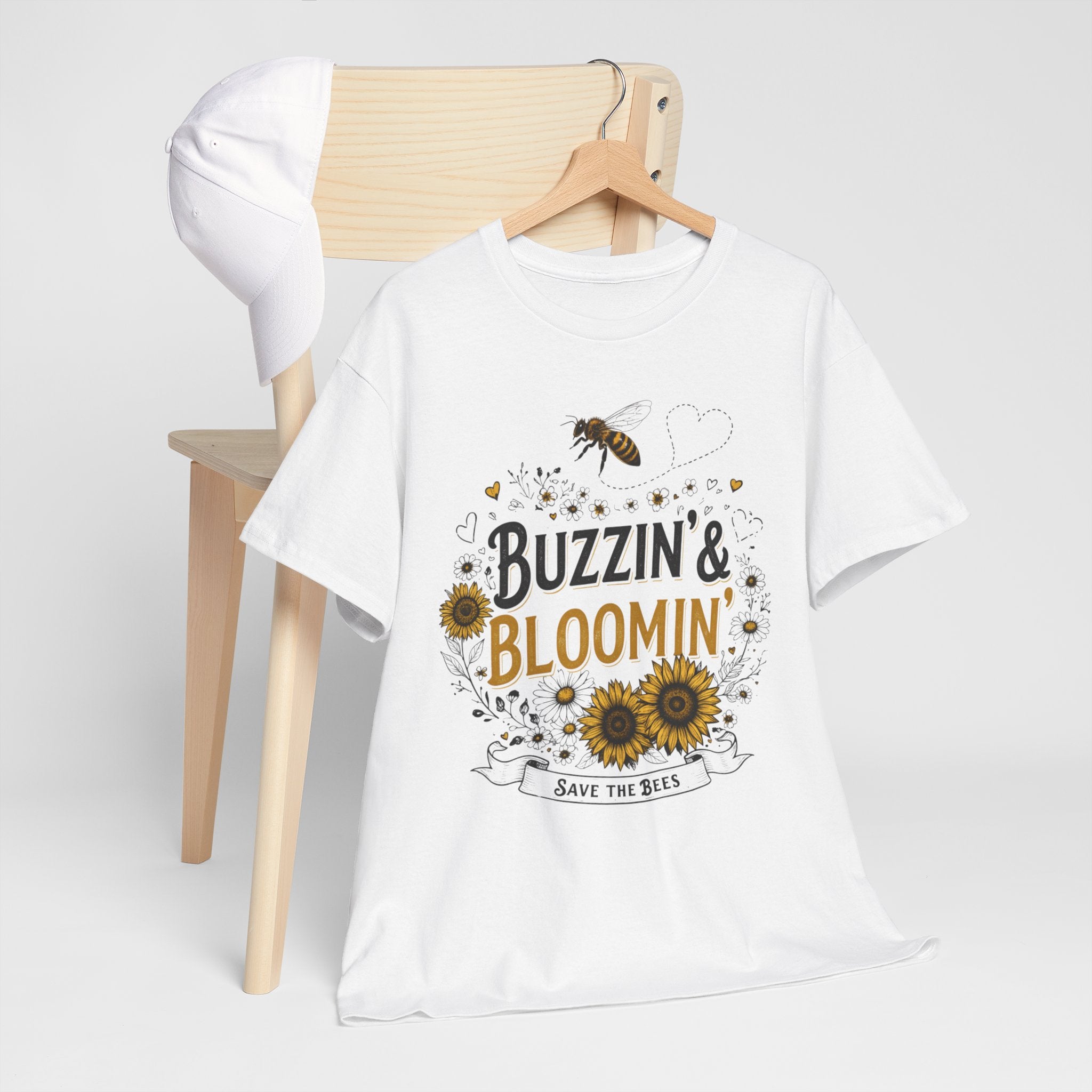 Buzzin’ & Bloomin’ Shirt – Save the Bees Garden Tee
