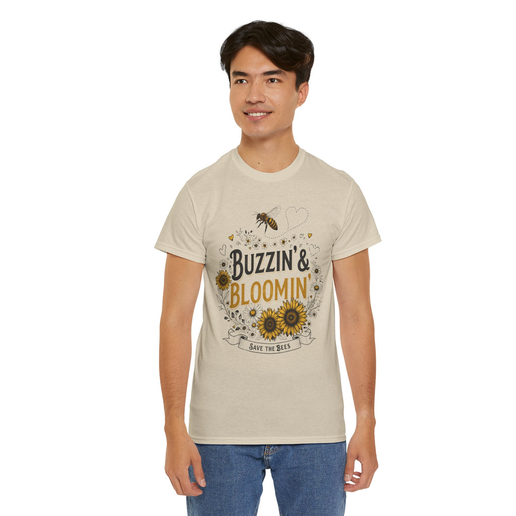 Buzzin’ & Bloomin’ Shirt – Save the Bees Garden Tee